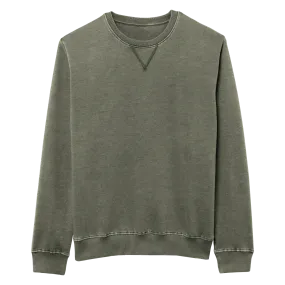 30032 Weathered Fleece Crew