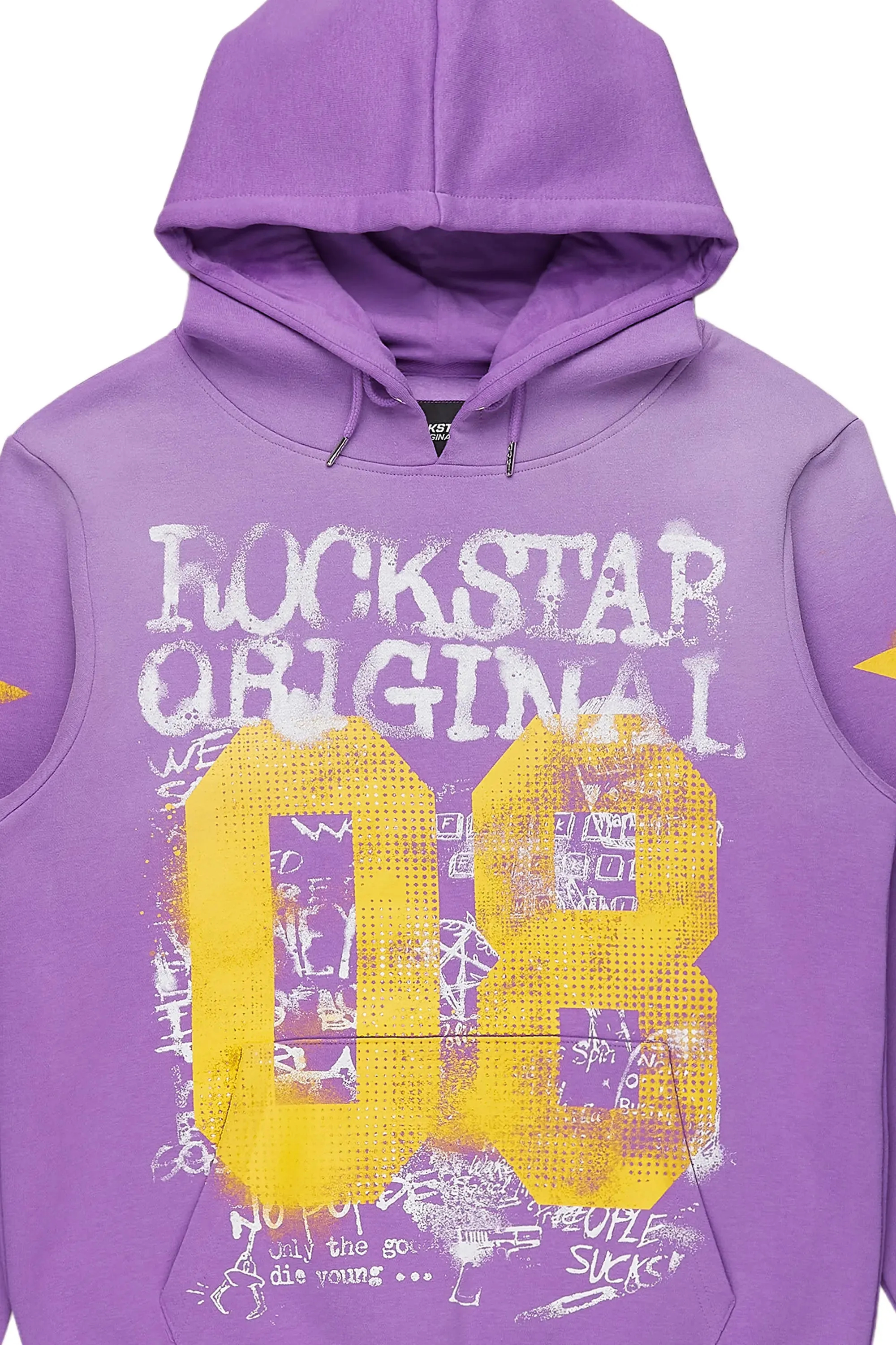 Aaliyah Purple Oversized Hoodie