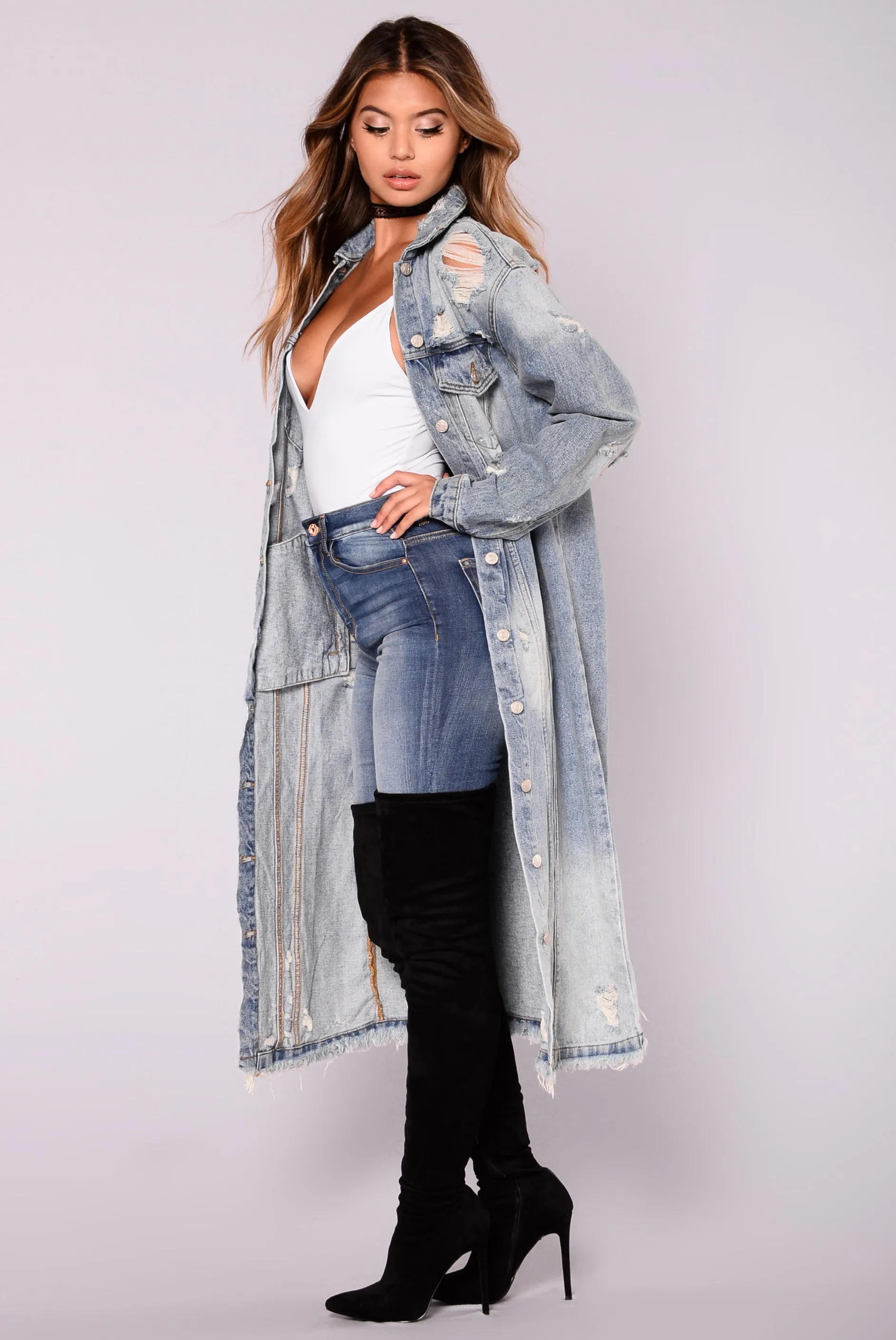 Addison Denim Jacket - Light Wash