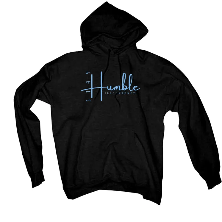 Air Jordan 13 “Black UNC” Black T-Shirt (Stay Humble)