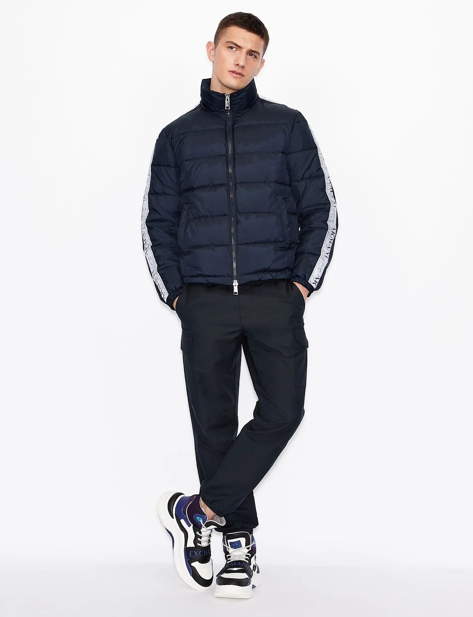 Armani exchange(Navy Padded Jackets)