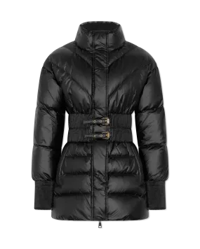 Baroque-Buckle Puffer Jacket