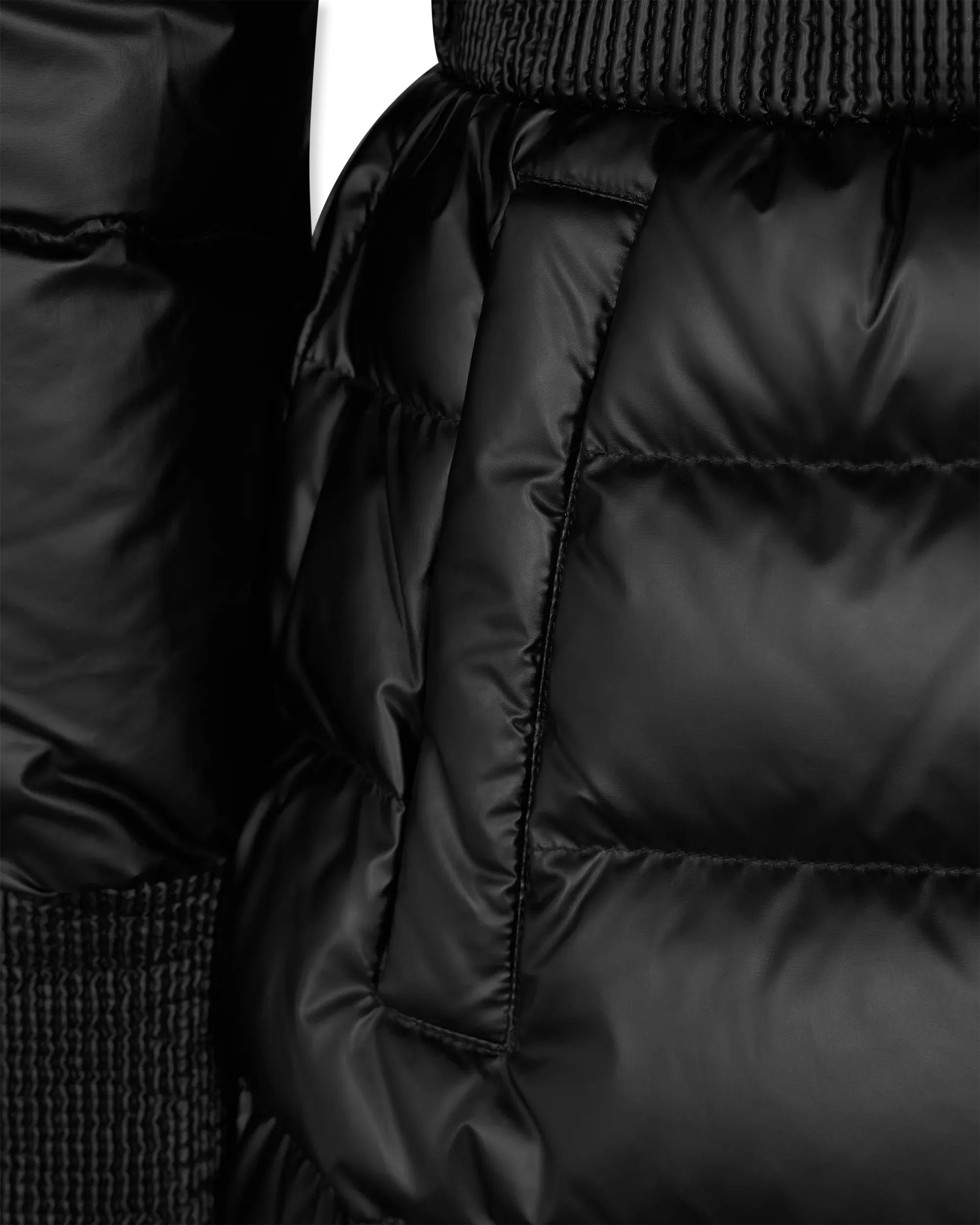 Baroque-Buckle Puffer Jacket