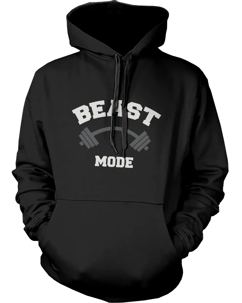 Beauty Mode and Beast Mode Couple Hoodies Cute Matching Outfit for Couples