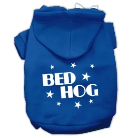 Bed Hog Screen Printed Pet Hoodies Blue XS (8)