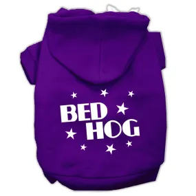 Bed Hog Screen Printed Pet Hoodies Purple Size XXXL (20)