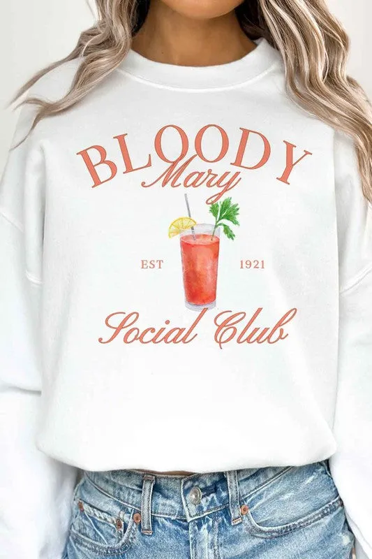 BLOODY MARY SOCIAL CLUB OVERSIZED SWEATSHIRT