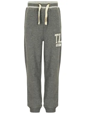 Boys K-Bellevue Point Cuffed Joggers in Mid Grey Marl - Tokyo Laundry Kids