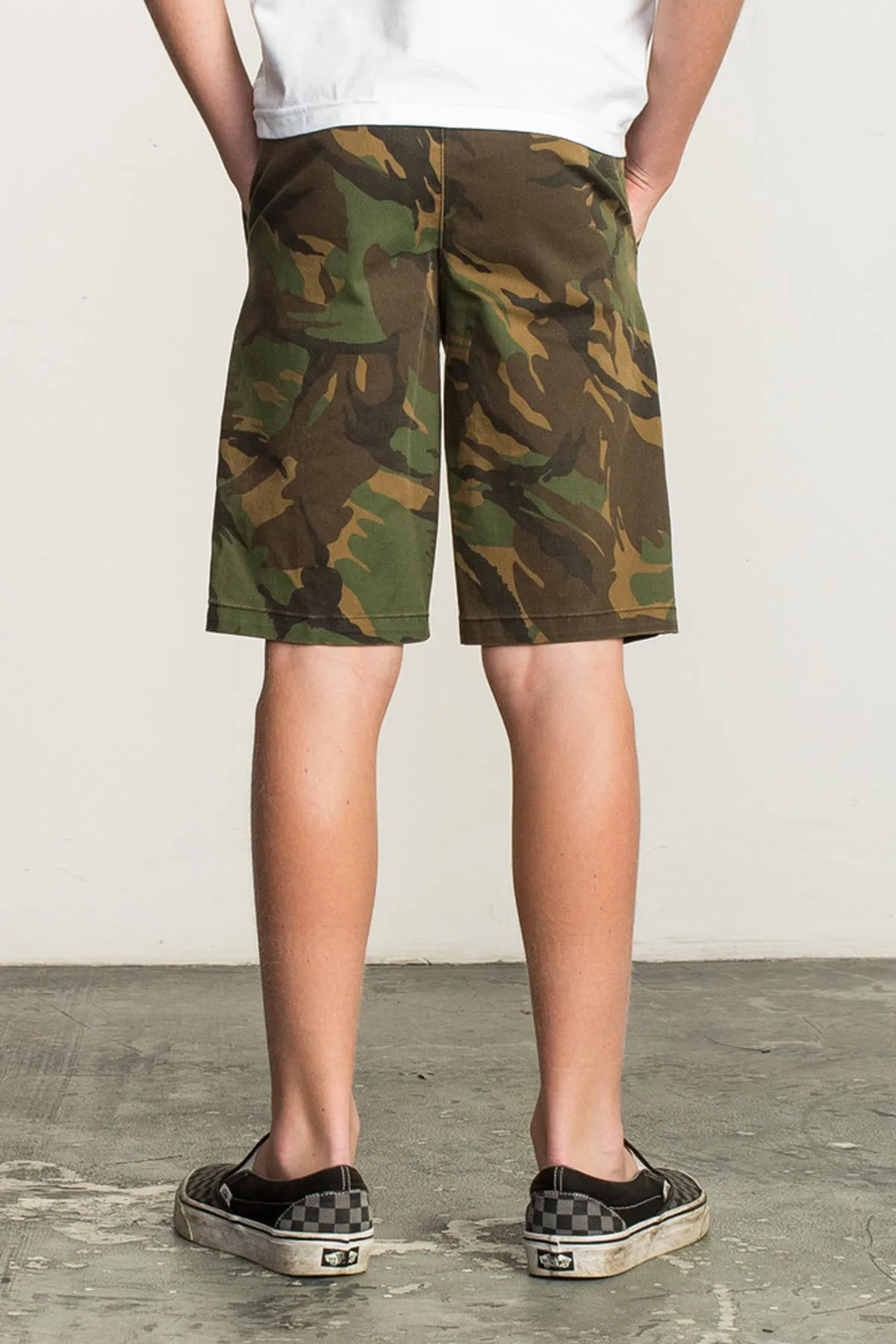 Boys Shorts RVCA Weekday Stretch Camo