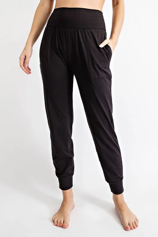 Butter Soft Joggers with Pockets - Black