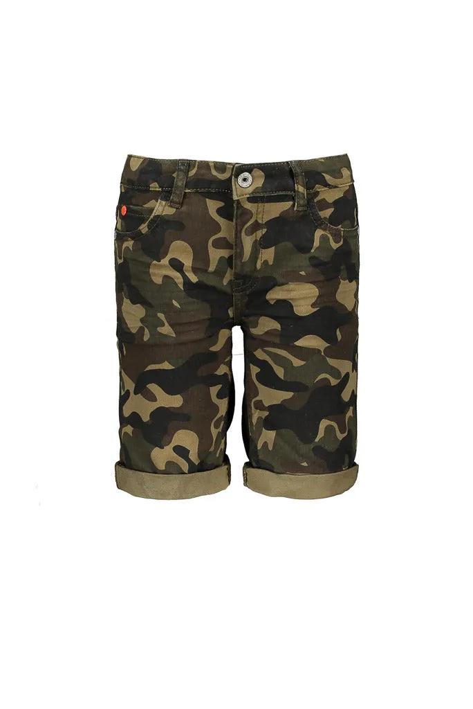 Camo Stretch Twill Shorts