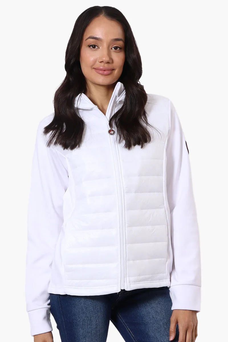 Canada Weather Gear Quilted Nylon Lightweight Jacket - White