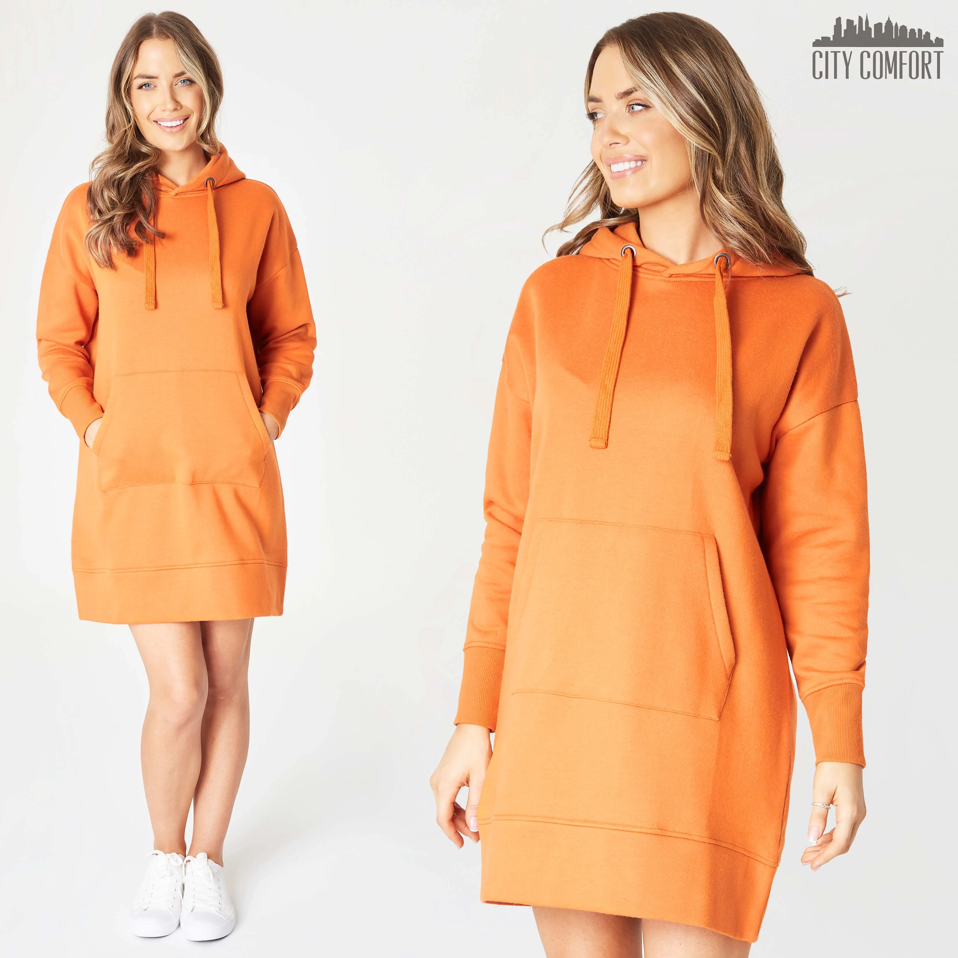 CityComfort Hoodies for Women, Hoodie Dresses for Women, Oversized Jumper