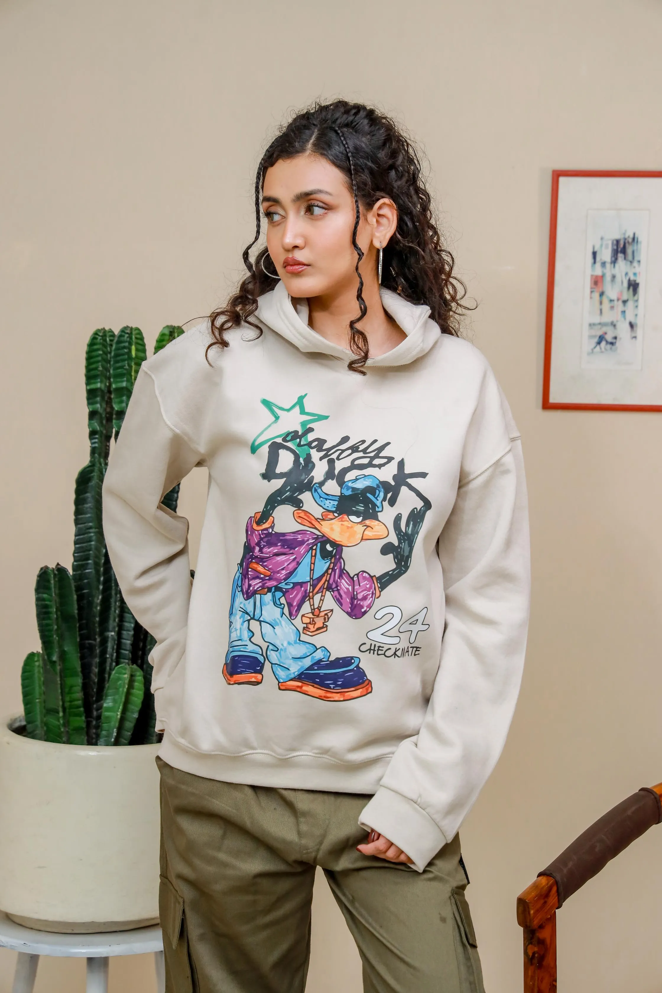 DAFFY DUCK OVERSIZED HOODIE