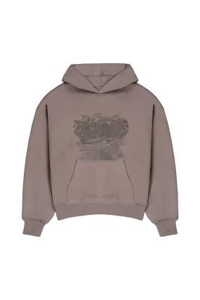 Double Layered Hoodie Stone