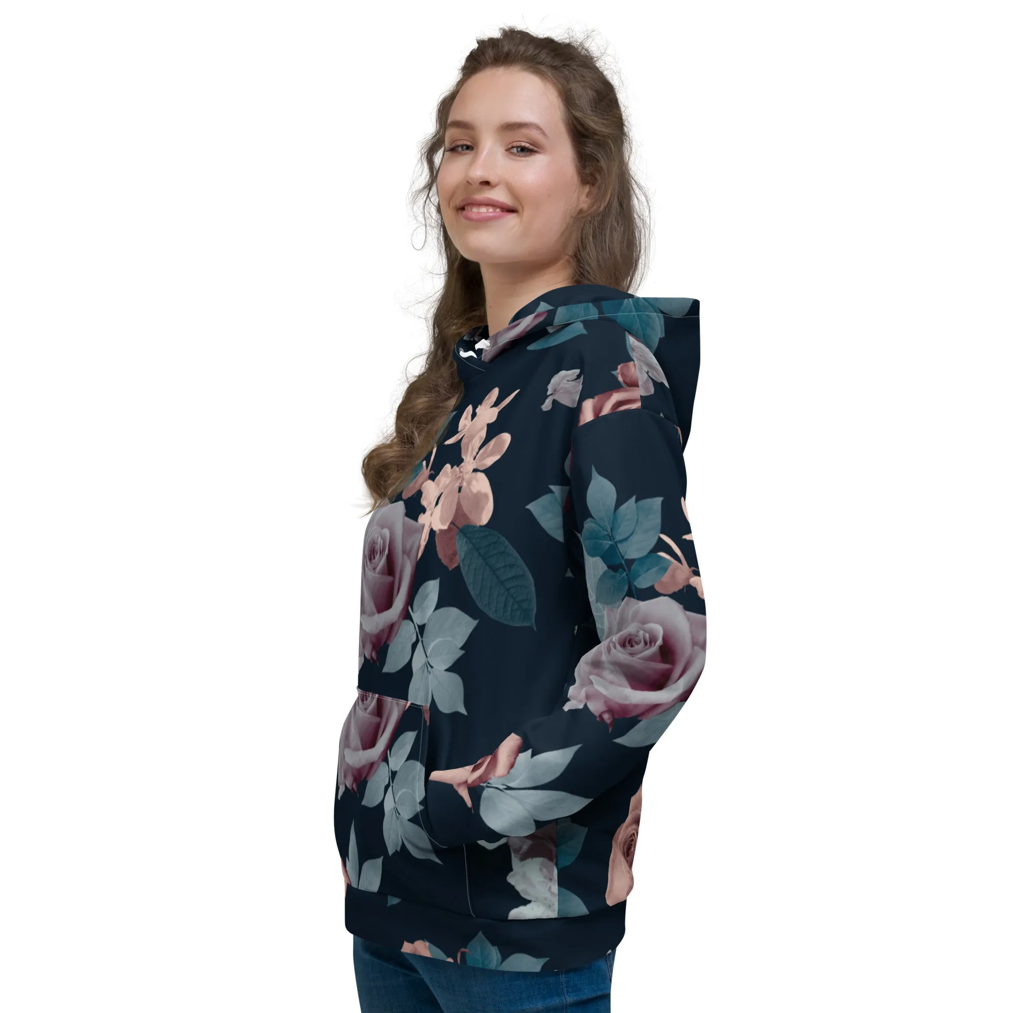 Floral Hoodie (Glamourange Spring Best Hoodies Collection - Flower Hoodies Print 0010)