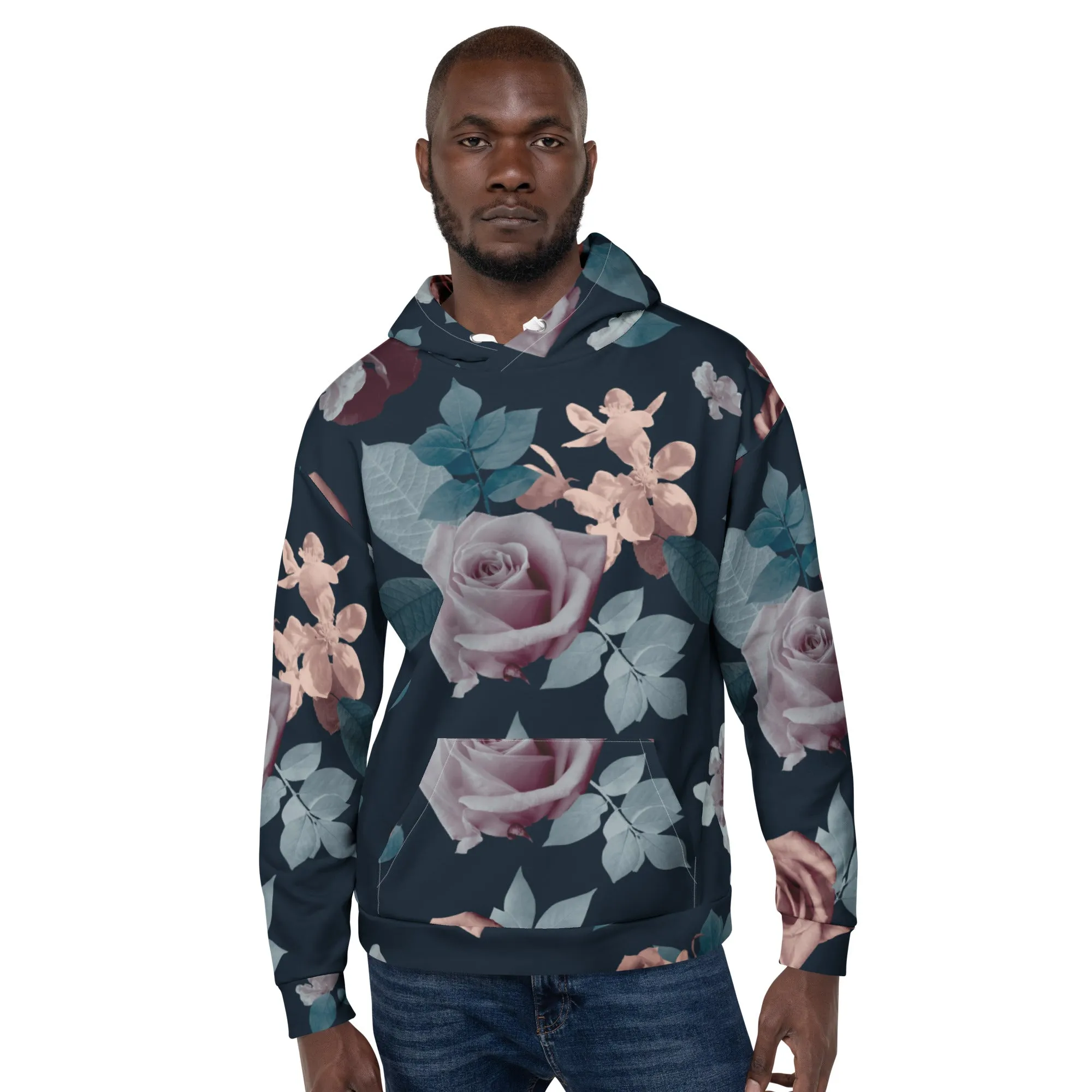 Floral Hoodie (Glamourange Spring Best Hoodies Collection - Flower Hoodies Print 0010)