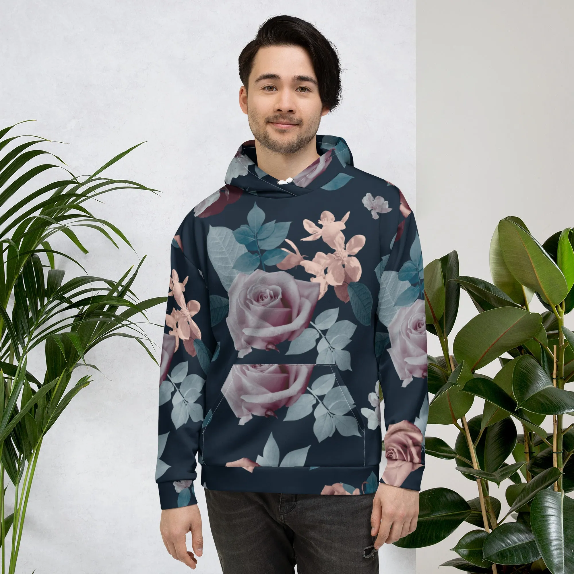 Floral Hoodie (Glamourange Spring Best Hoodies Collection - Flower Hoodies Print 0010)