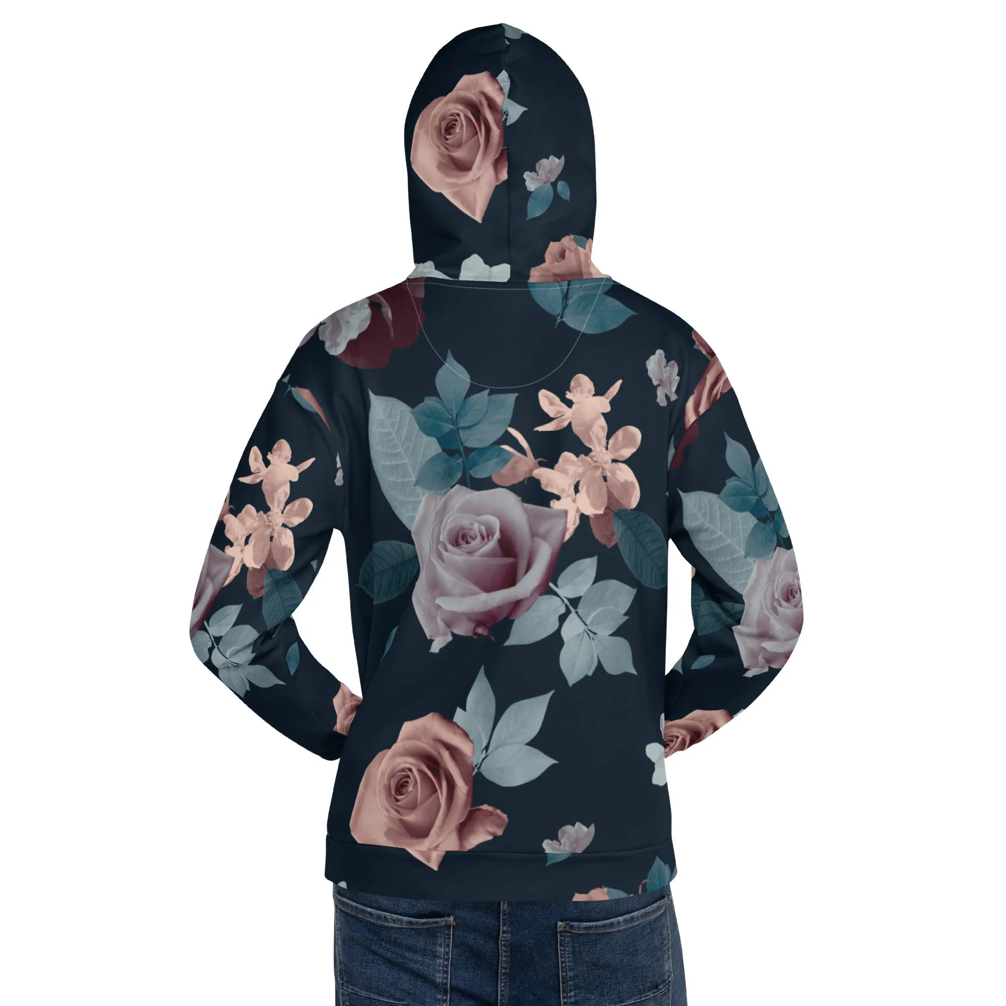 Floral Hoodie (Glamourange Spring Best Hoodies Collection - Flower Hoodies Print 0010)