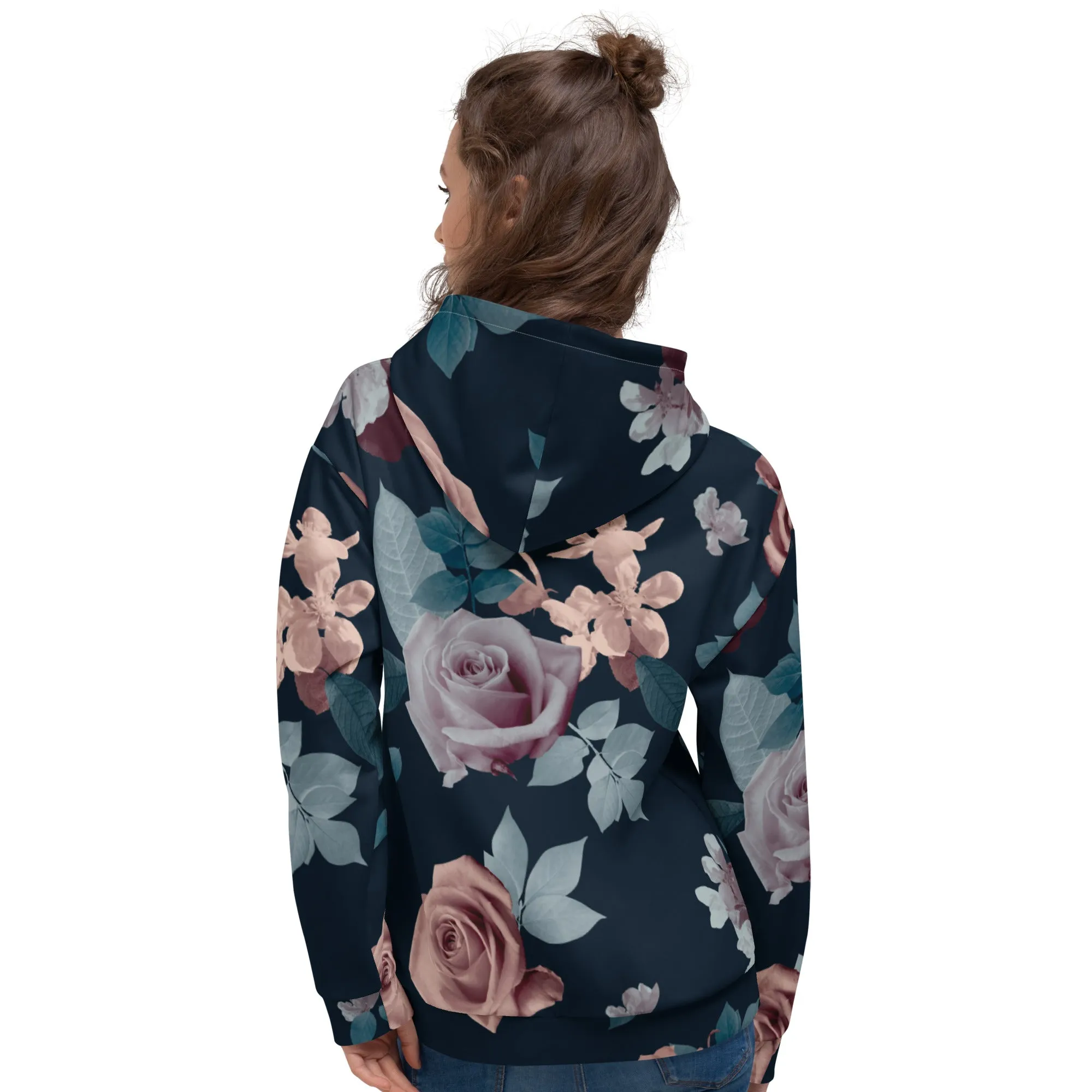 Floral Hoodie (Glamourange Spring Best Hoodies Collection - Flower Hoodies Print 0010)