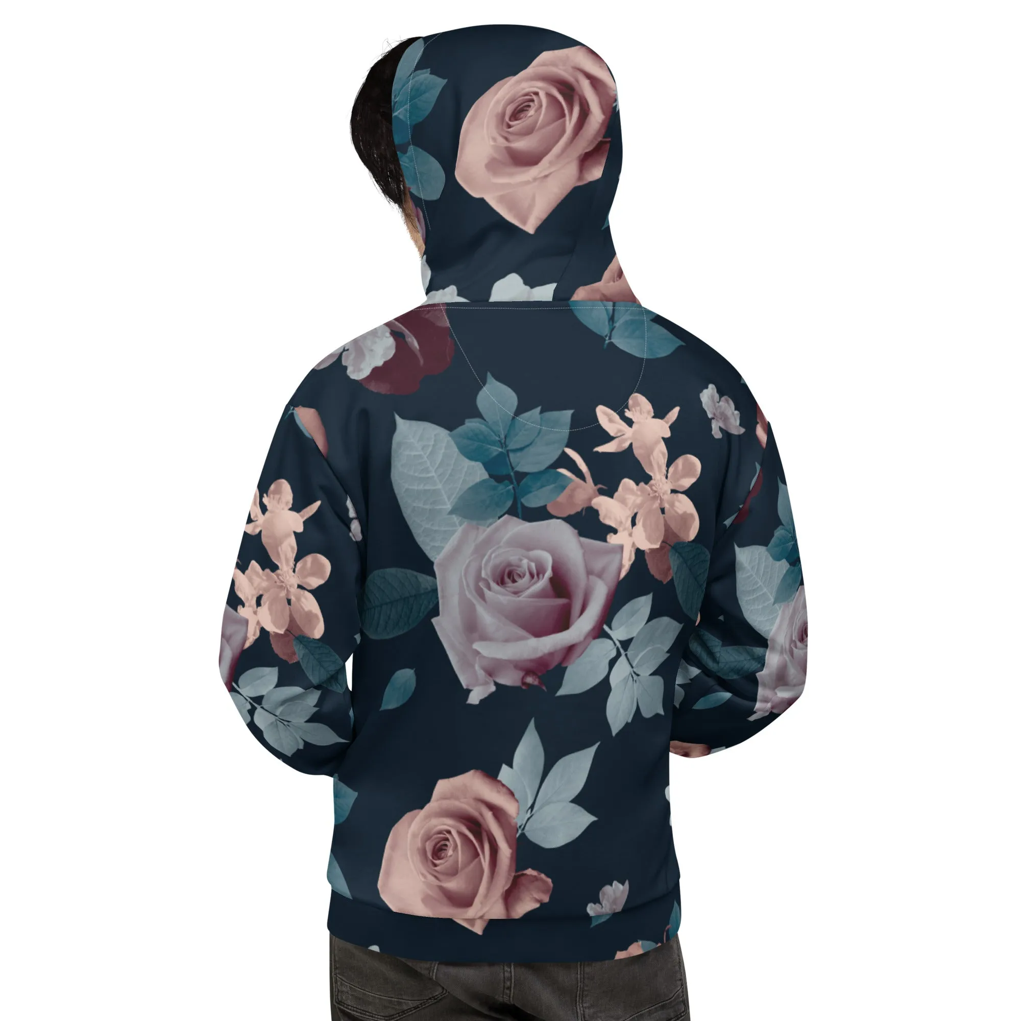 Floral Hoodie (Glamourange Spring Best Hoodies Collection - Flower Hoodies Print 0010)