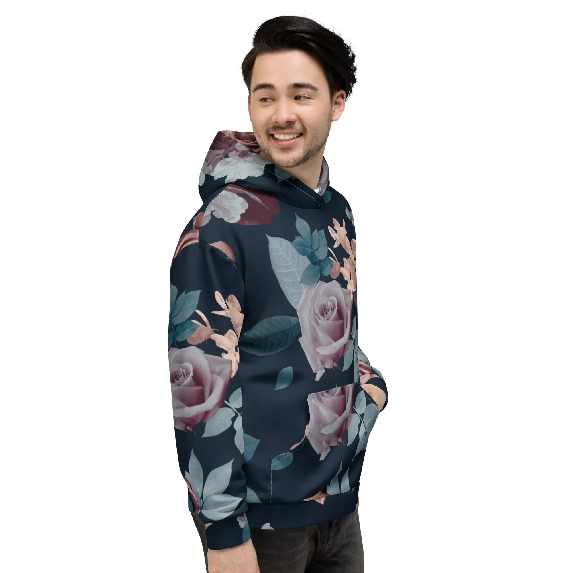 Floral Hoodie (Glamourange Spring Best Hoodies Collection - Flower Hoodies Print 0010)