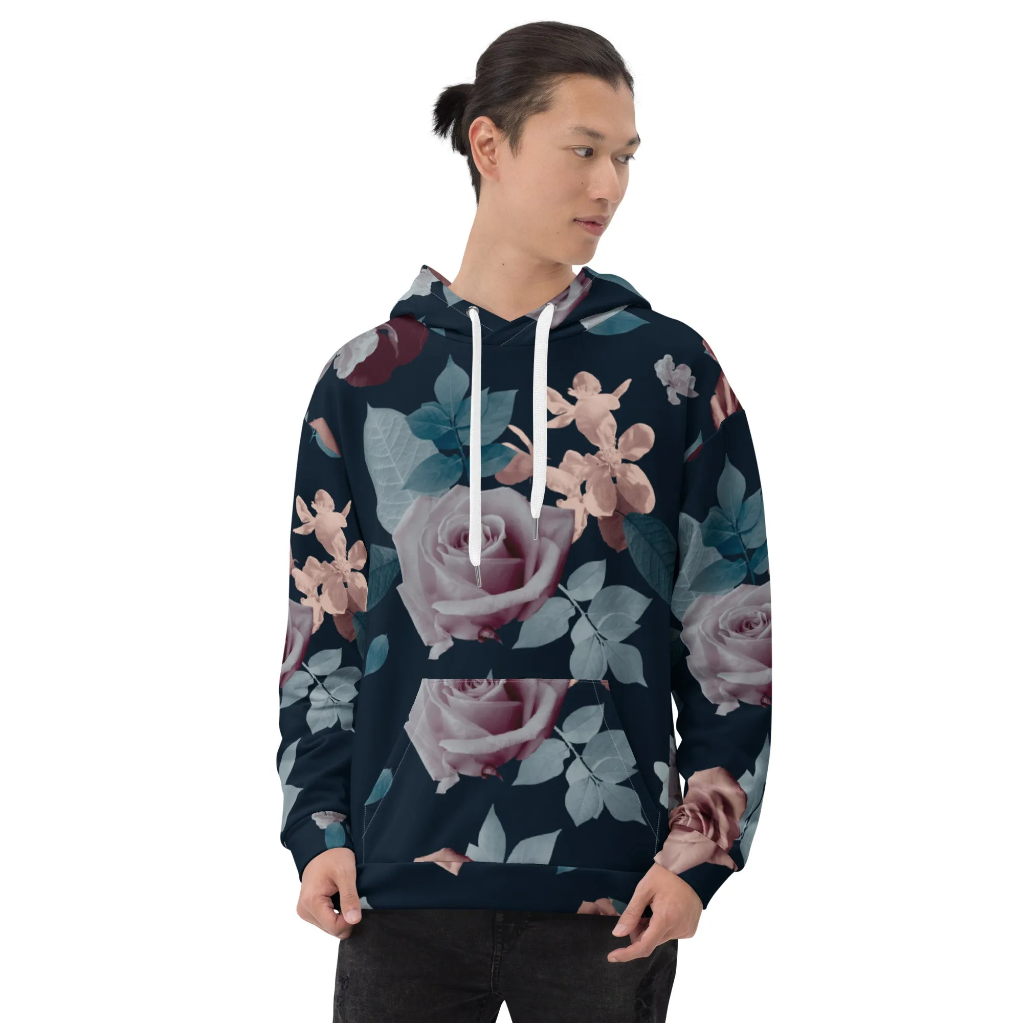 Floral Hoodie (Glamourange Spring Best Hoodies Collection - Flower Hoodies Print 0010)