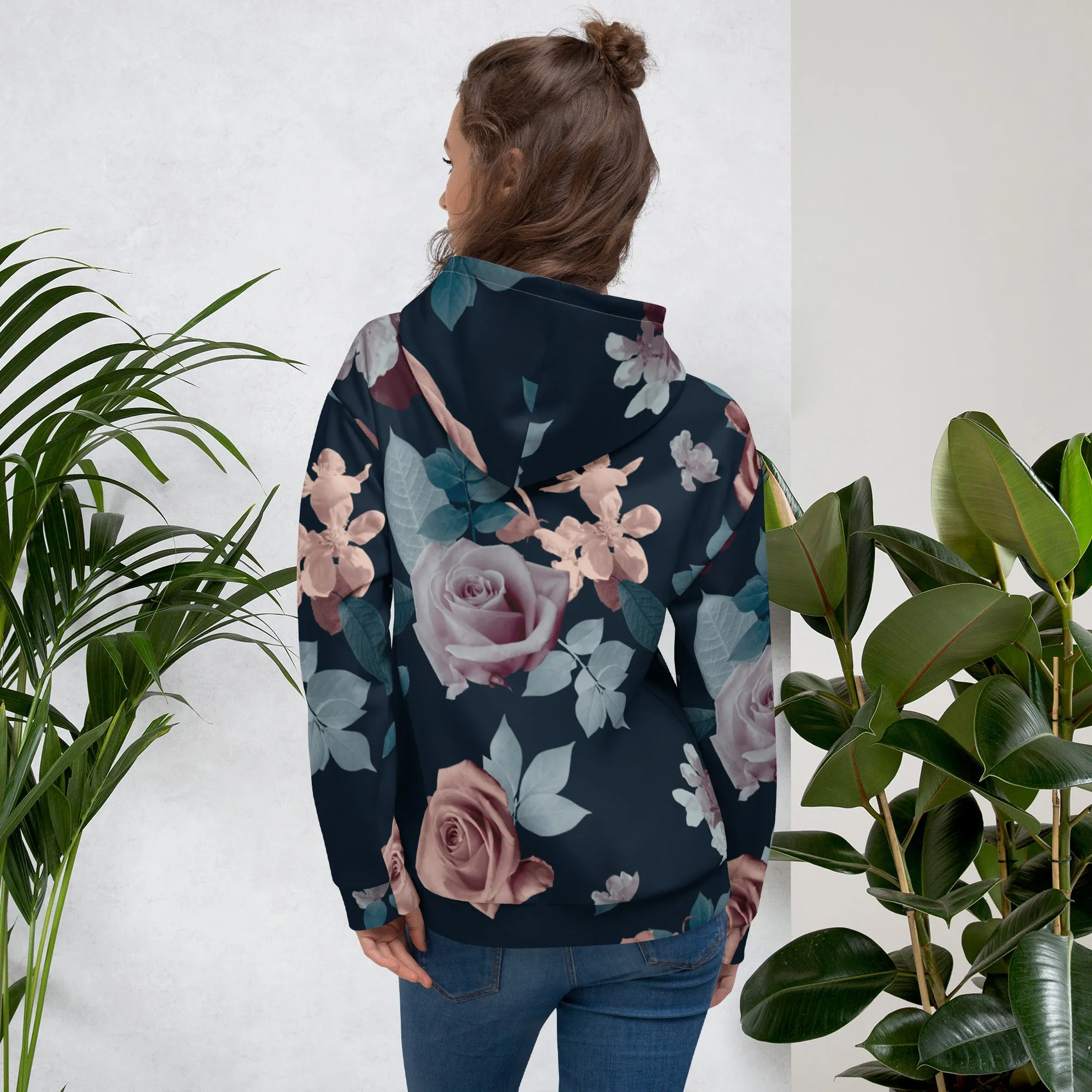 Floral Hoodie (Glamourange Spring Best Hoodies Collection - Flower Hoodies Print 0010)