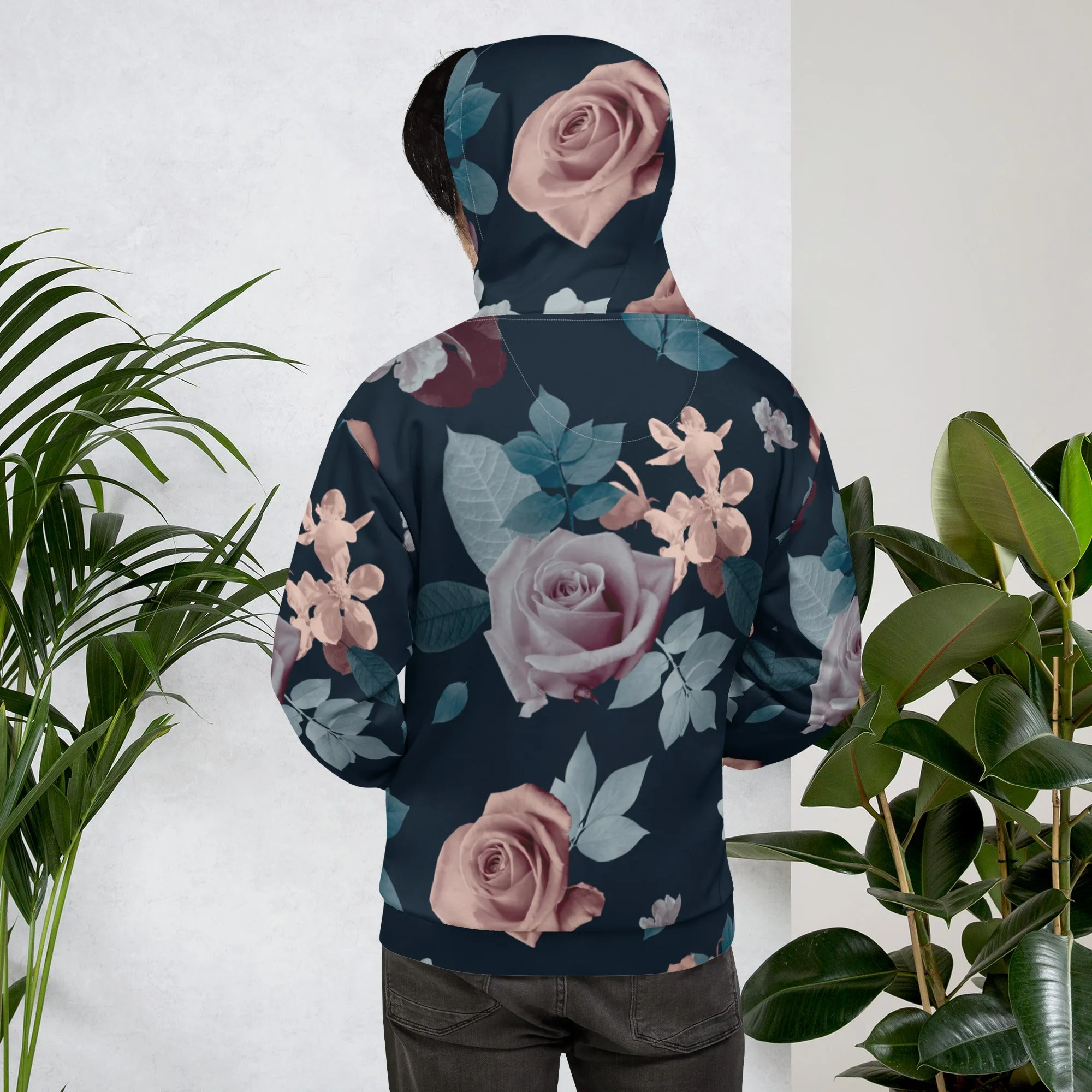 Floral Hoodie (Glamourange Spring Best Hoodies Collection - Flower Hoodies Print 0010)