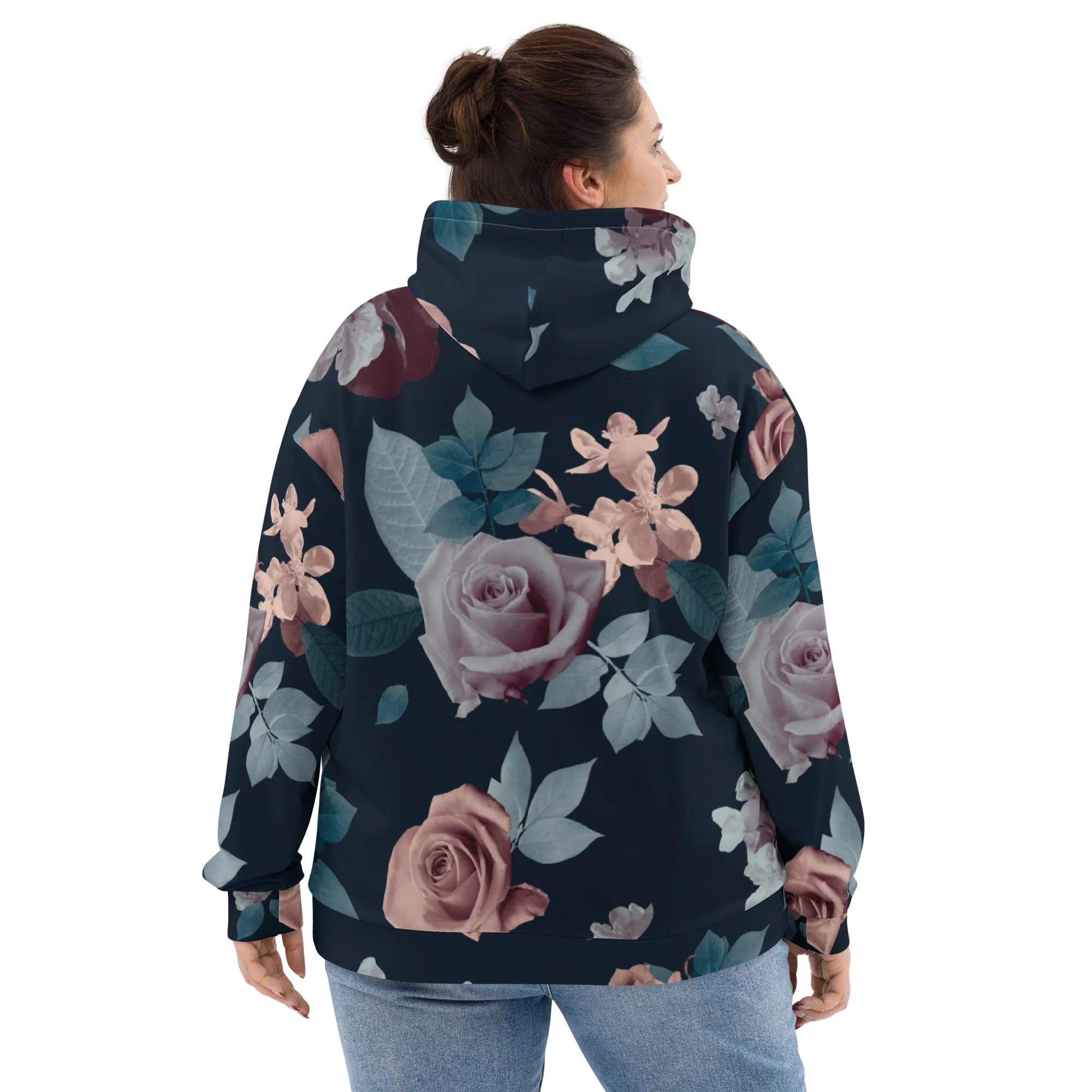 Floral Hoodie (Glamourange Spring Best Hoodies Collection - Flower Hoodies Print 0010)