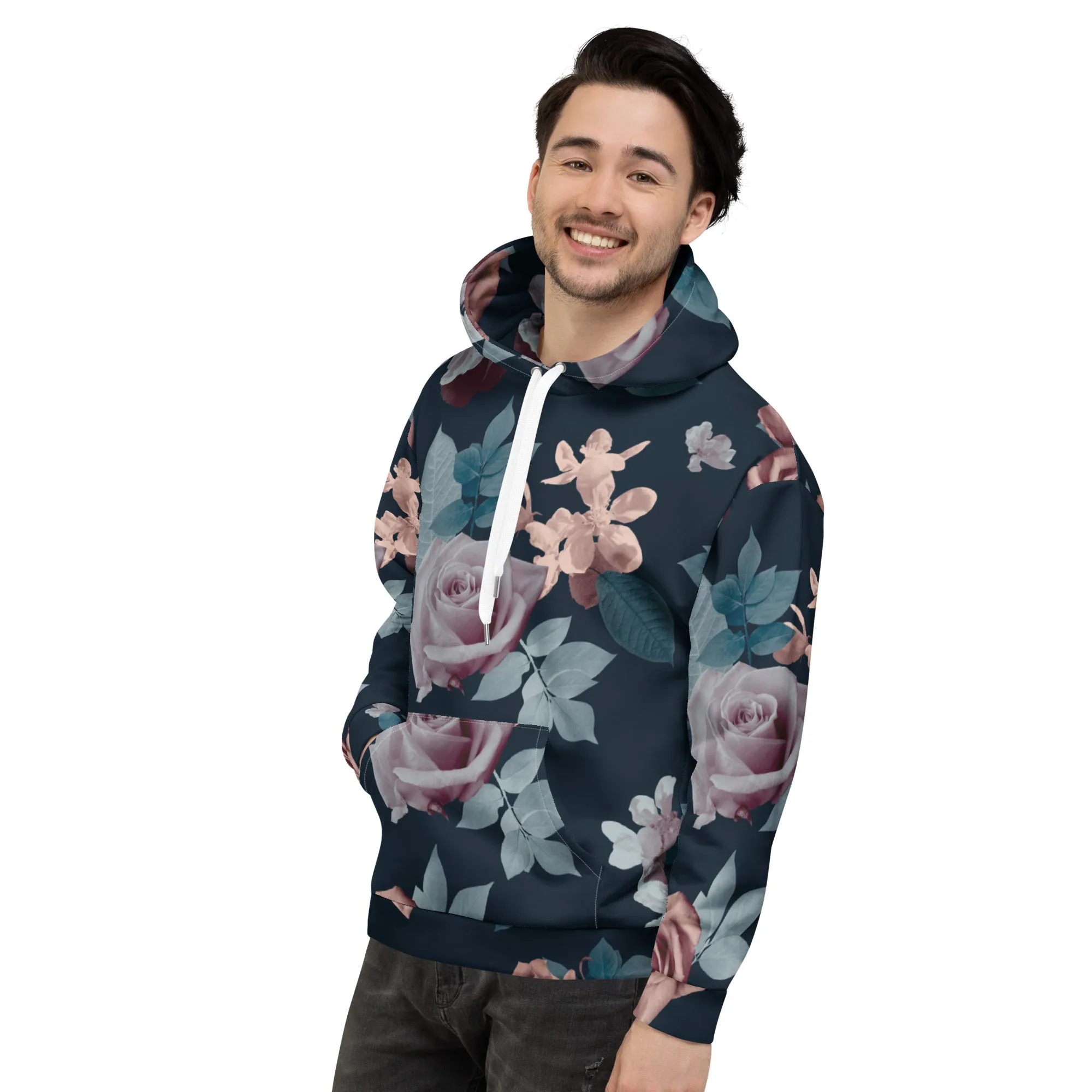 Floral Hoodie (Glamourange Spring Best Hoodies Collection - Flower Hoodies Print 0010)