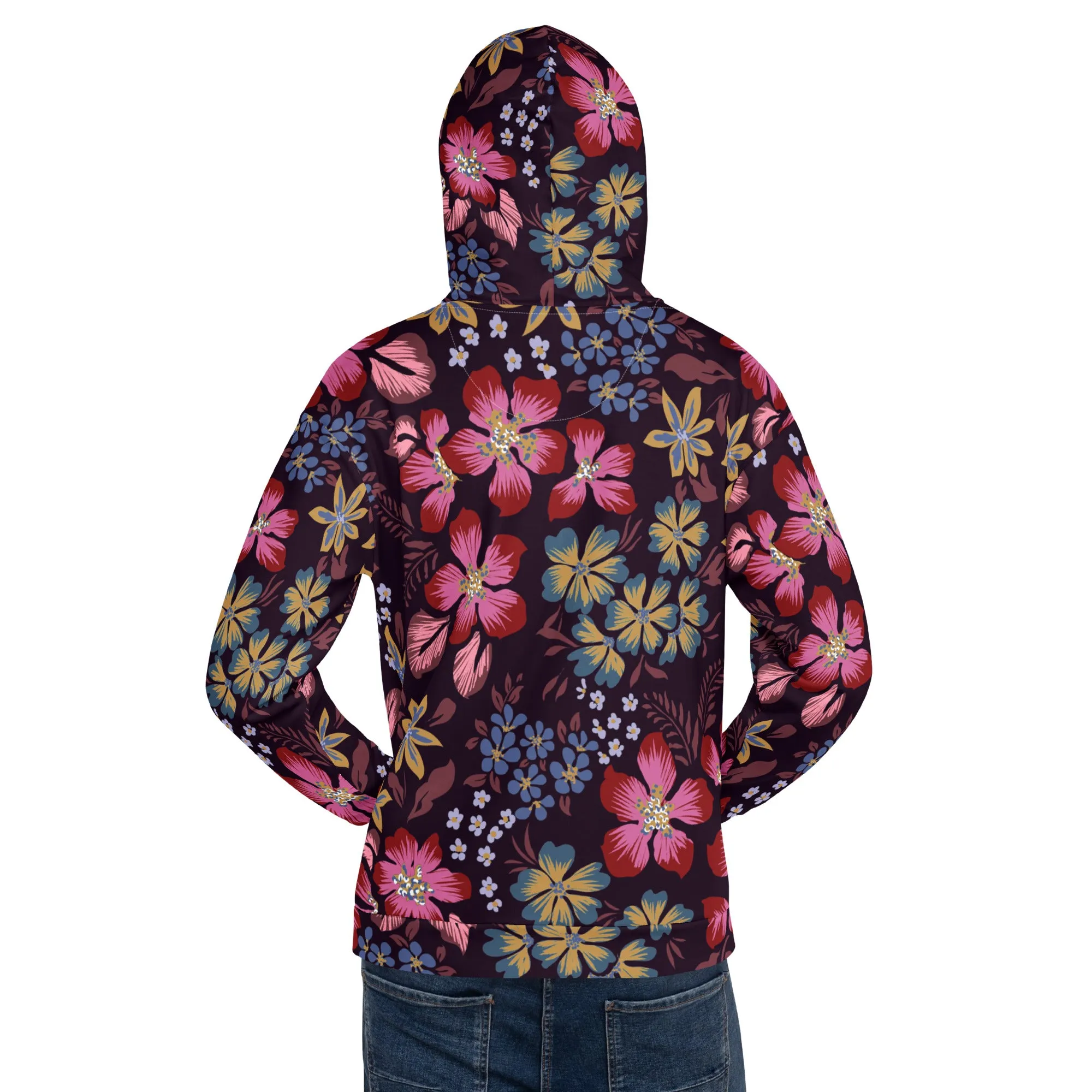 Floral Hoodie (Glamourange Spring Best Hoodies Collection - Flower Hoodies Print 0013)