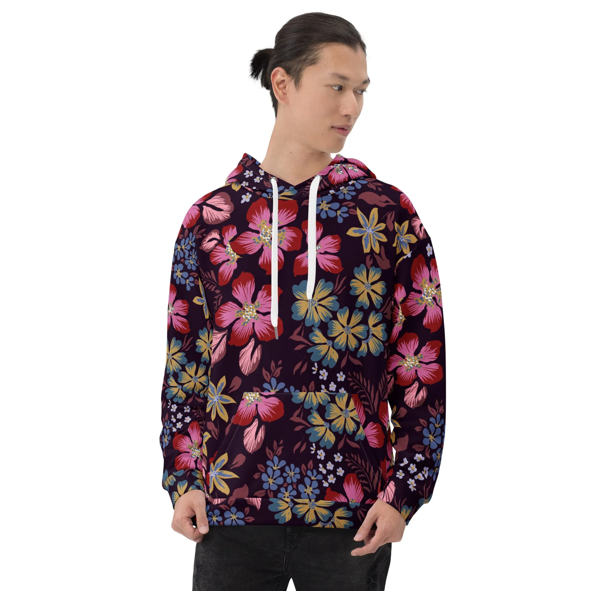 Floral Hoodie (Glamourange Spring Best Hoodies Collection - Flower Hoodies Print 0013)