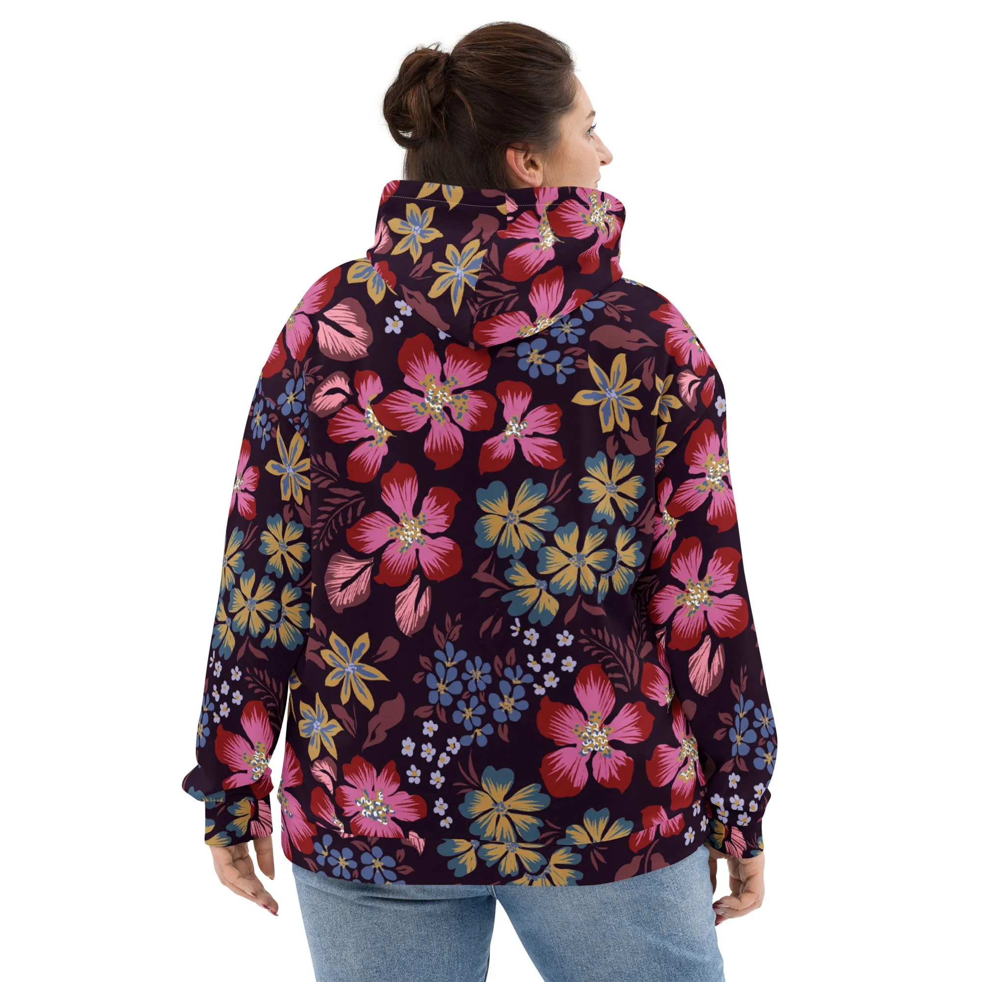 Floral Hoodie (Glamourange Spring Best Hoodies Collection - Flower Hoodies Print 0013)