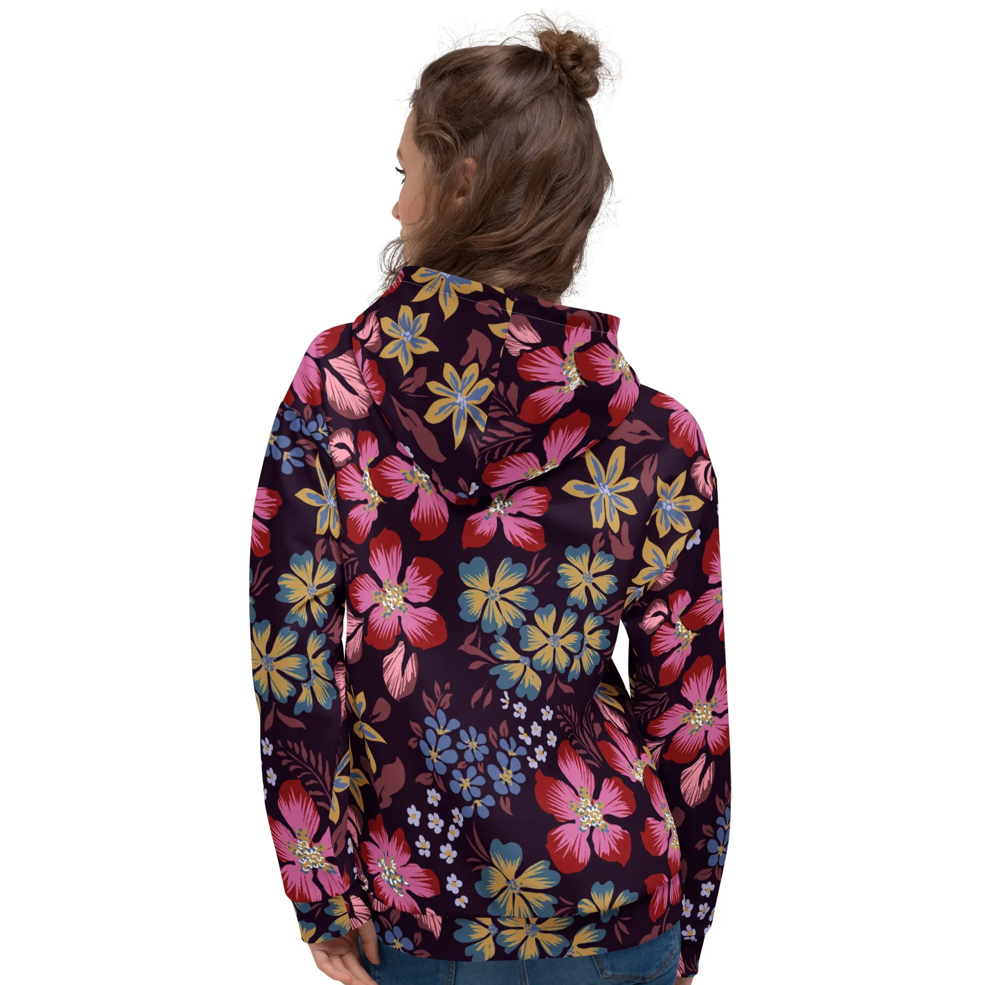 Floral Hoodie (Glamourange Spring Best Hoodies Collection - Flower Hoodies Print 0013)