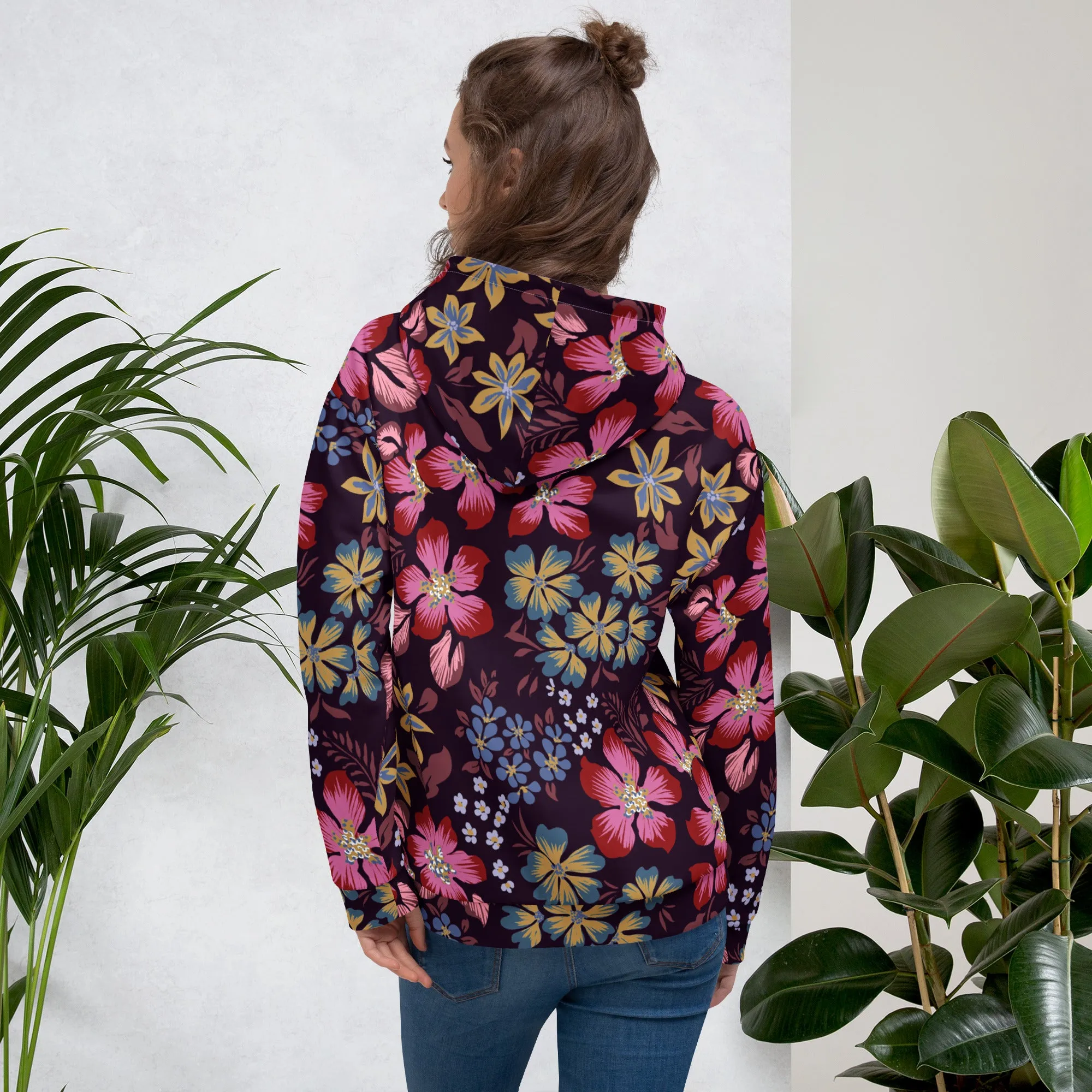 Floral Hoodie (Glamourange Spring Best Hoodies Collection - Flower Hoodies Print 0013)