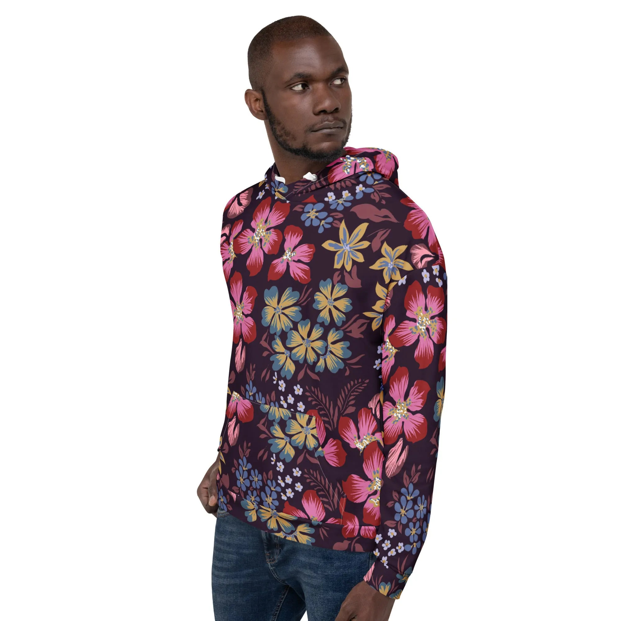 Floral Hoodie (Glamourange Spring Best Hoodies Collection - Flower Hoodies Print 0013)