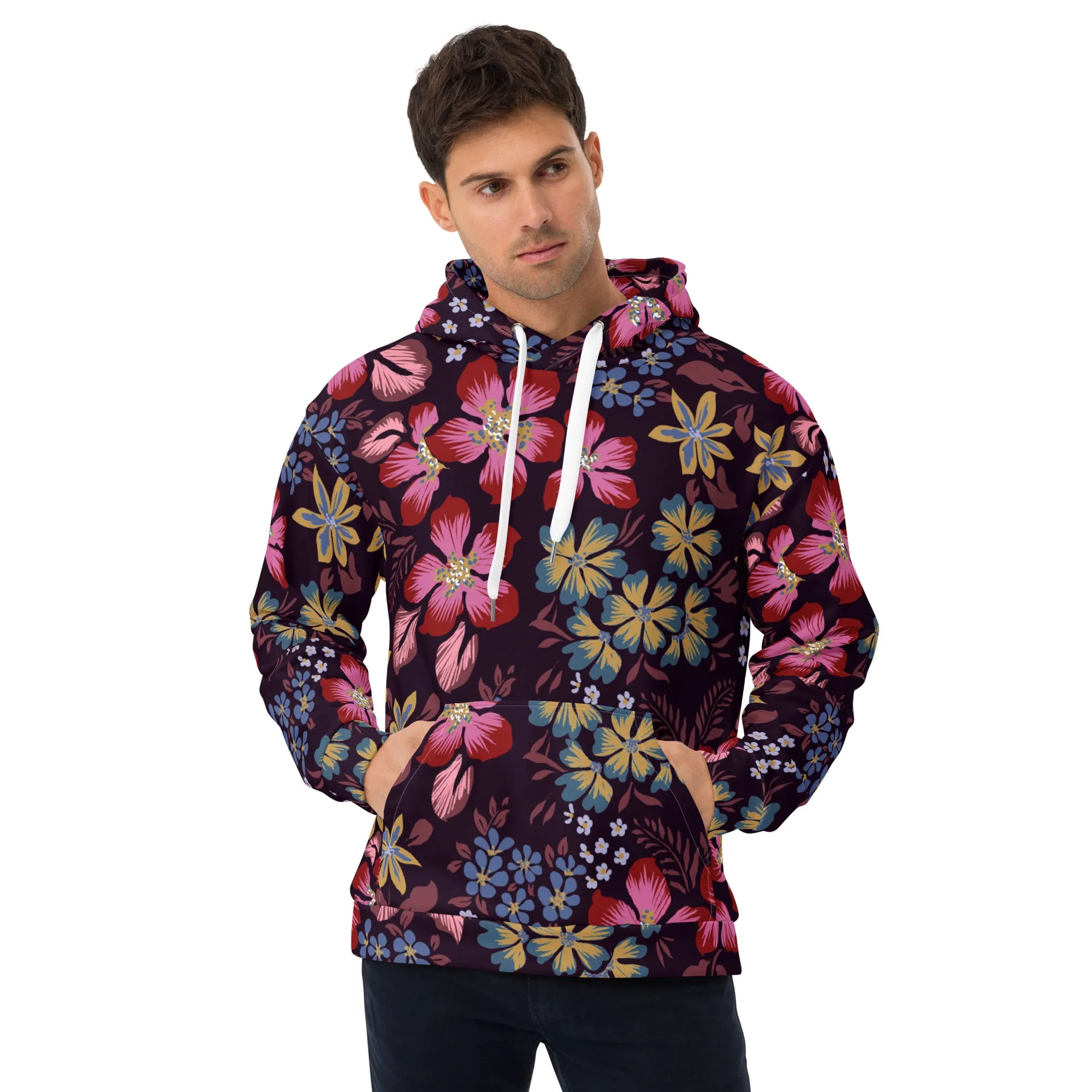 Floral Hoodie (Glamourange Spring Best Hoodies Collection - Flower Hoodies Print 0013)