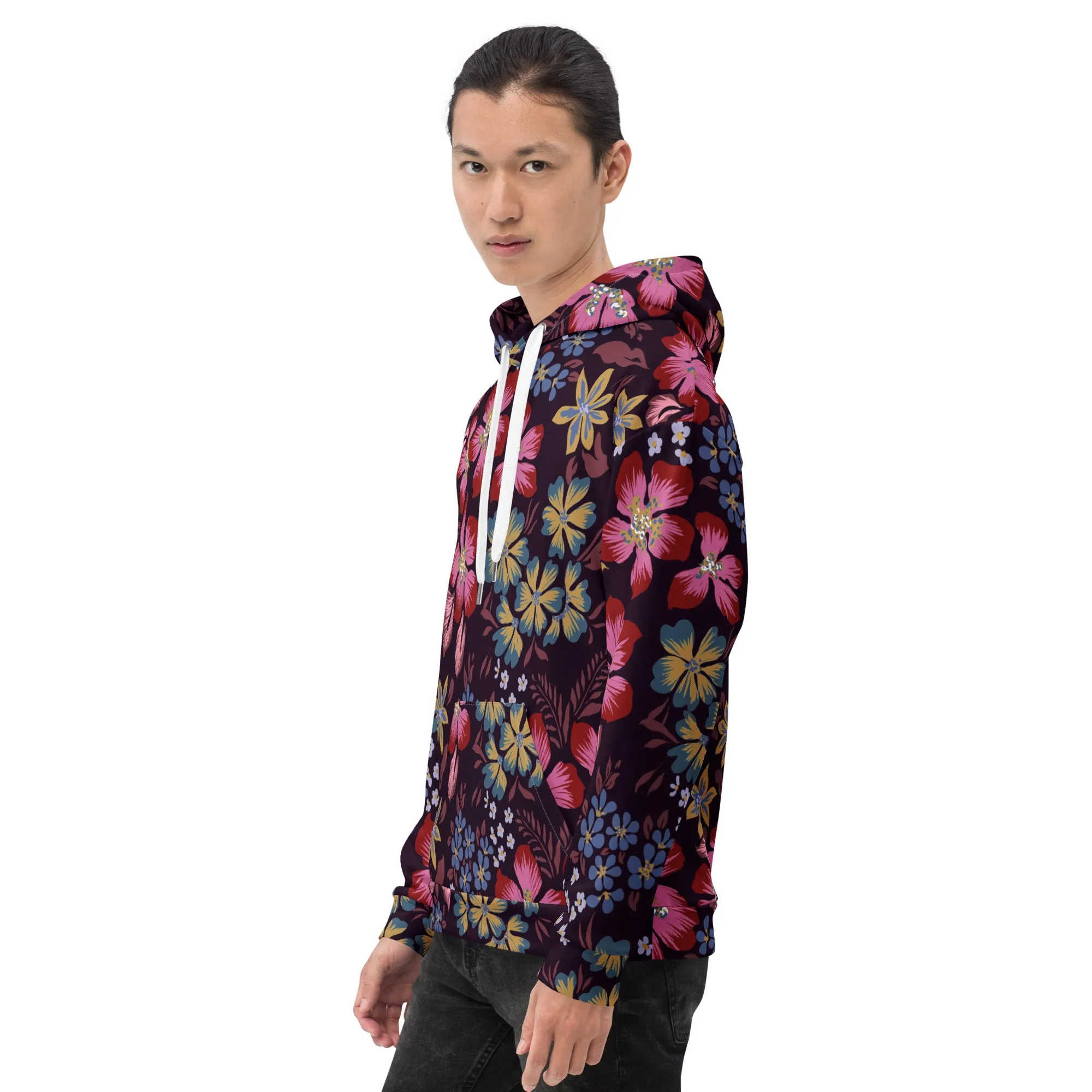 Floral Hoodie (Glamourange Spring Best Hoodies Collection - Flower Hoodies Print 0013)