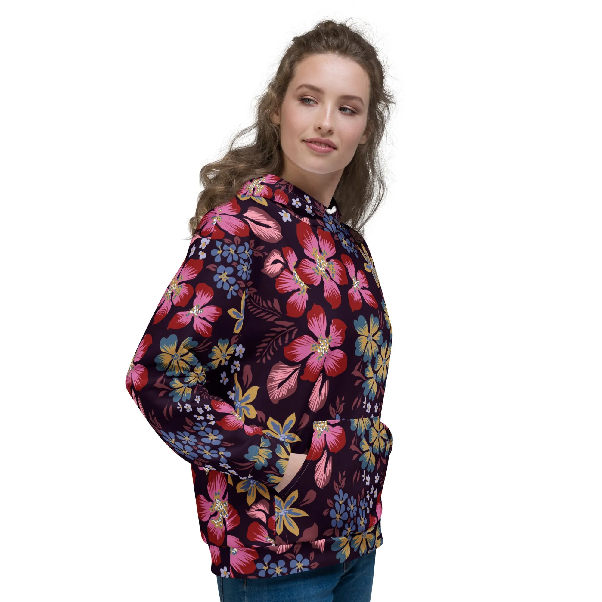 Floral Hoodie (Glamourange Spring Best Hoodies Collection - Flower Hoodies Print 0013)