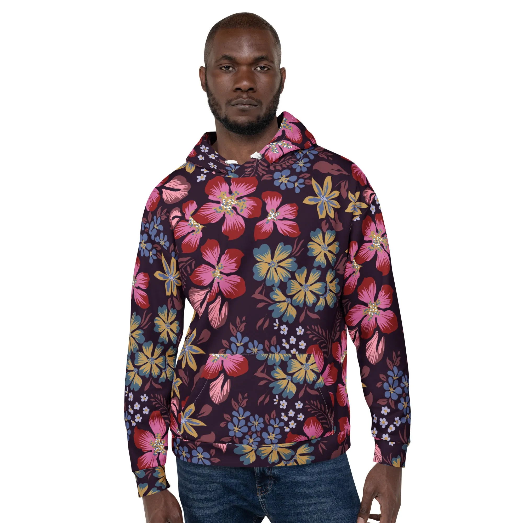 Floral Hoodie (Glamourange Spring Best Hoodies Collection - Flower Hoodies Print 0013)