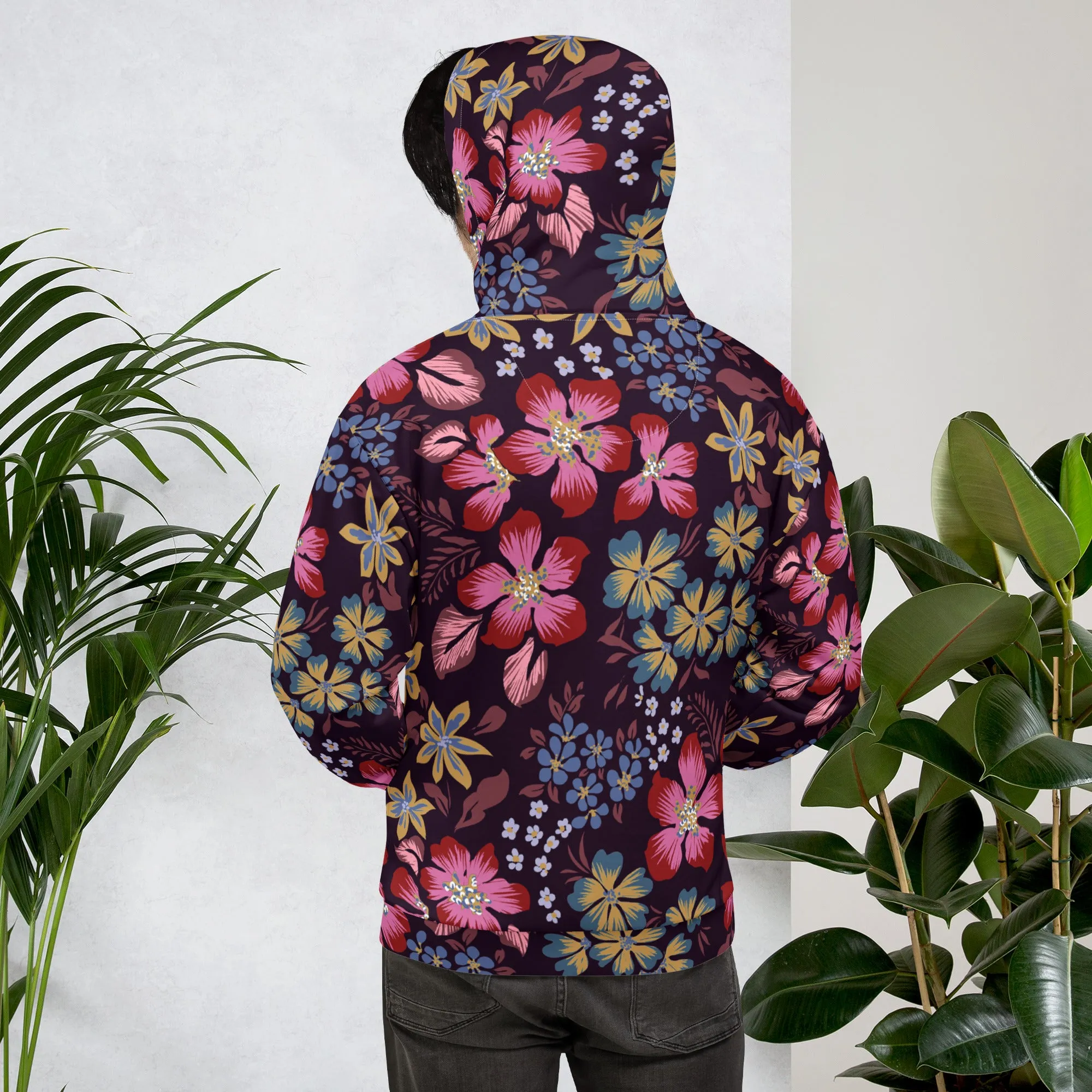 Floral Hoodie (Glamourange Spring Best Hoodies Collection - Flower Hoodies Print 0013)