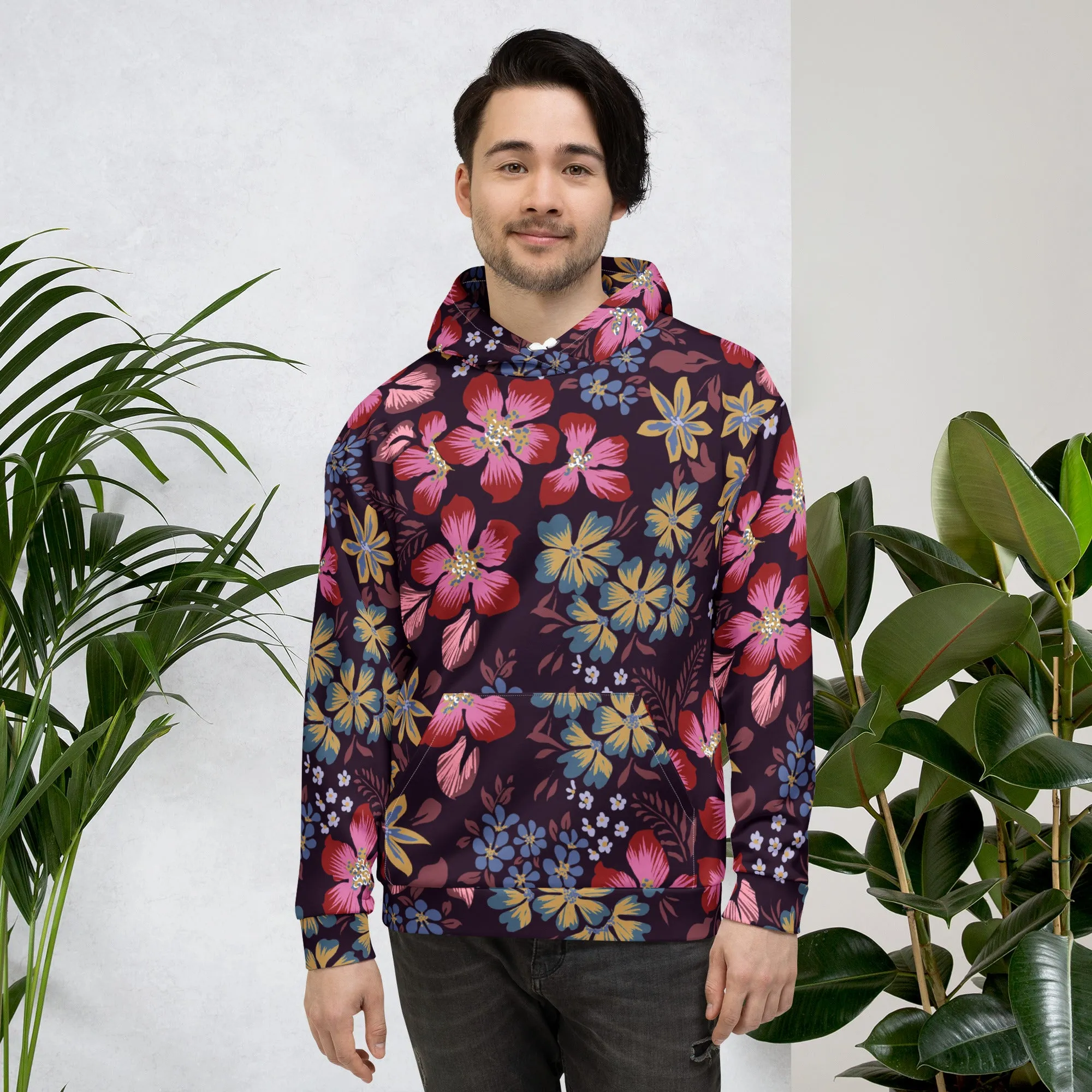 Floral Hoodie (Glamourange Spring Best Hoodies Collection - Flower Hoodies Print 0013)