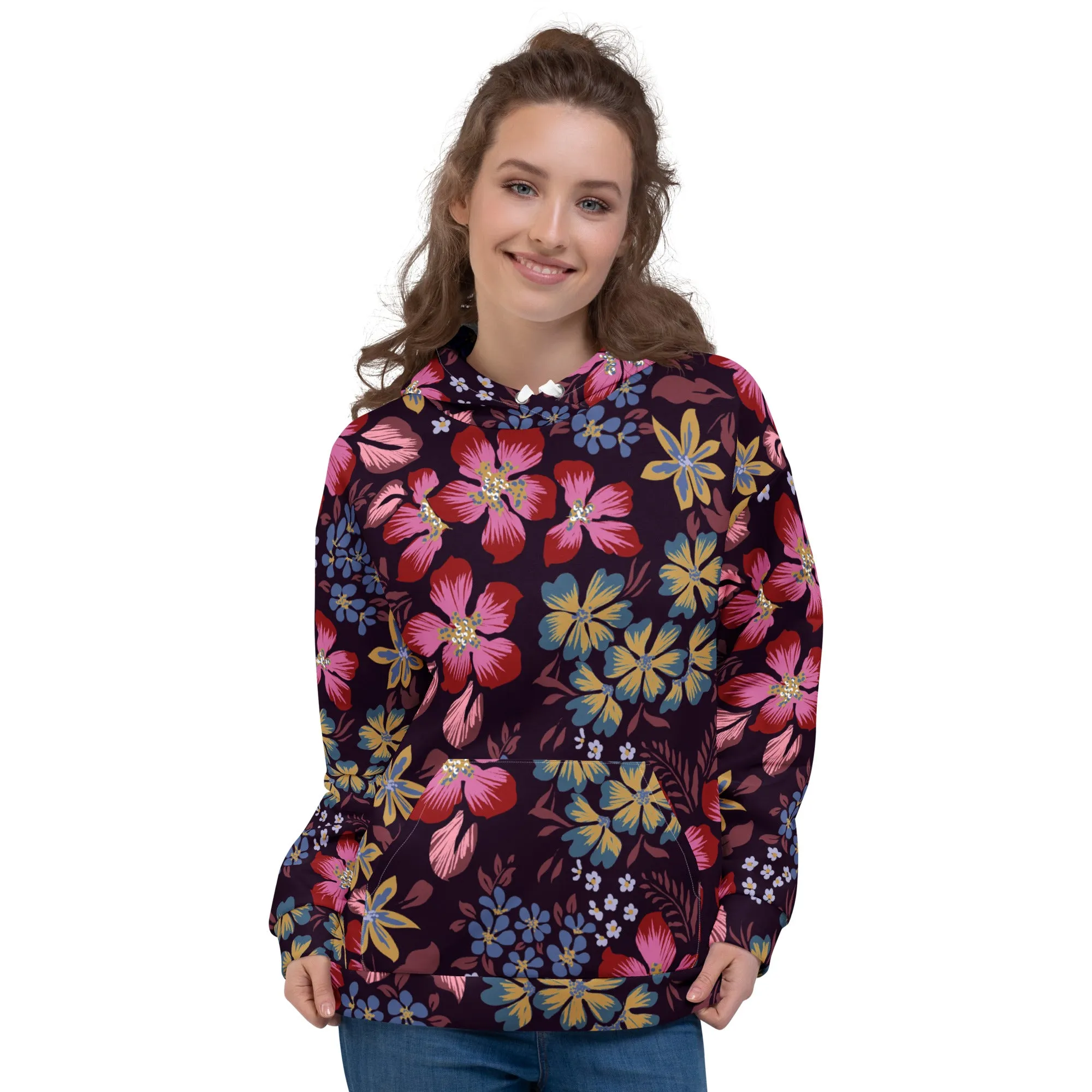 Floral Hoodie (Glamourange Spring Best Hoodies Collection - Flower Hoodies Print 0013)