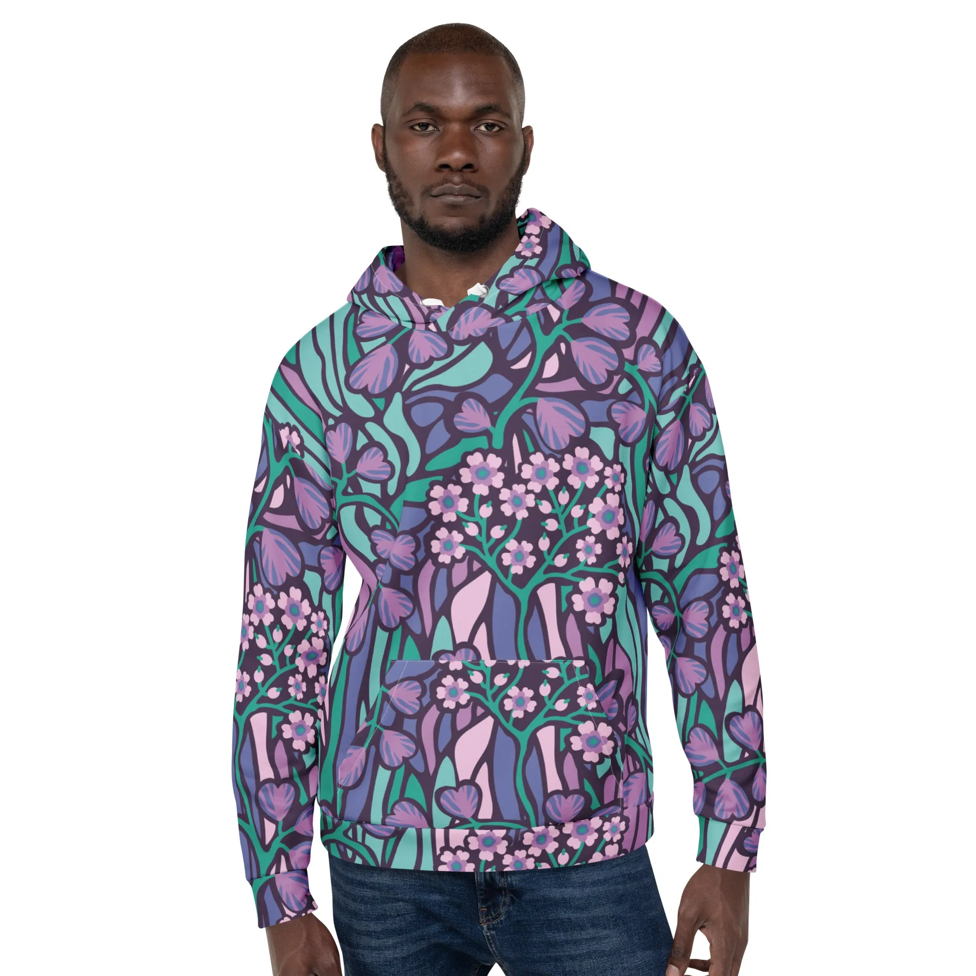 Floral Hoodie (Glamourange Spring Best Hoodies Collection - Flower Hoodies Print 0015)