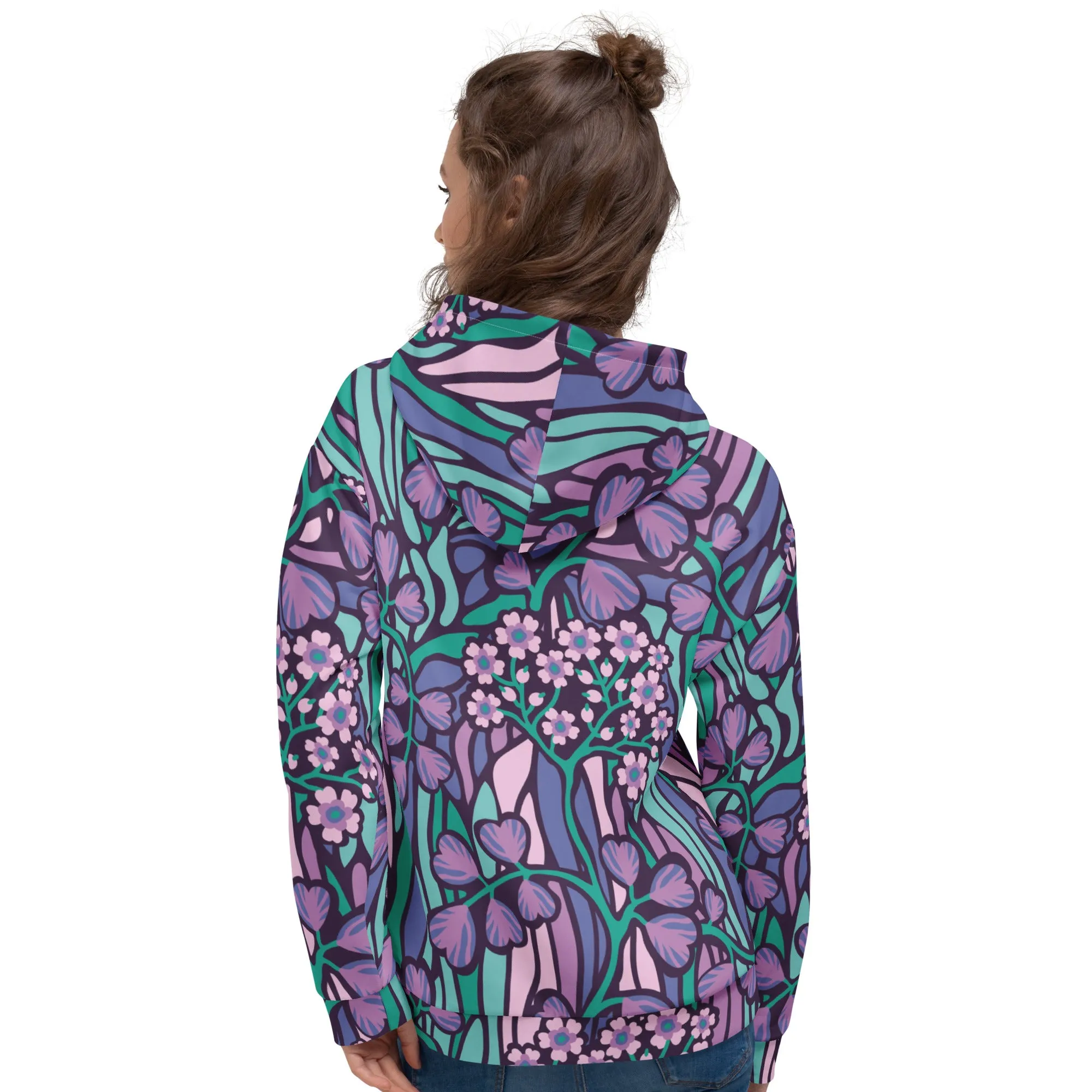 Floral Hoodie (Glamourange Spring Best Hoodies Collection - Flower Hoodies Print 0015)