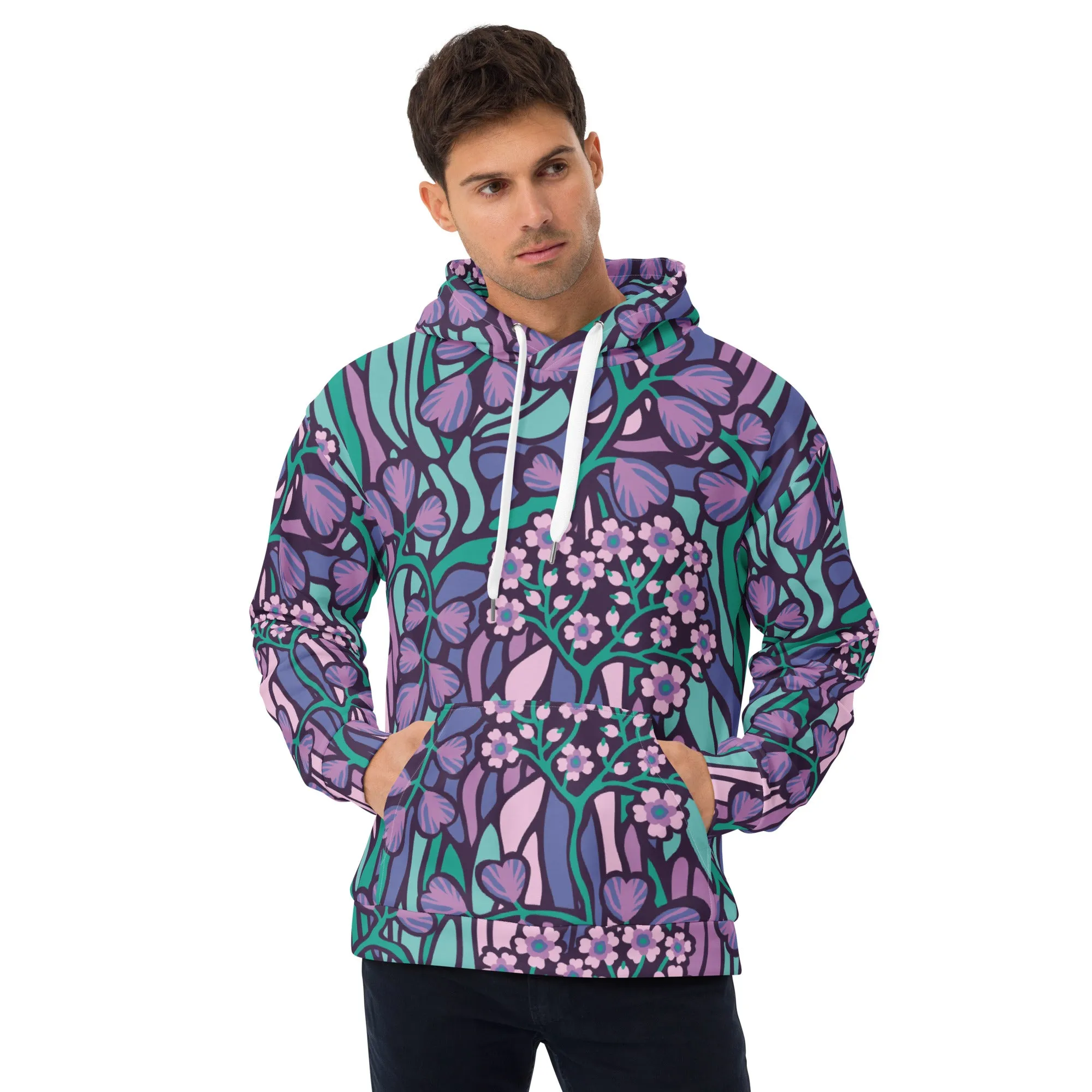 Floral Hoodie (Glamourange Spring Best Hoodies Collection - Flower Hoodies Print 0015)