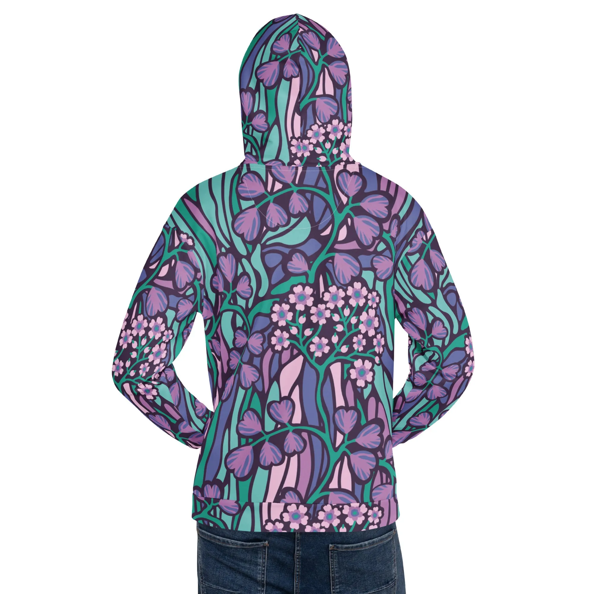 Floral Hoodie (Glamourange Spring Best Hoodies Collection - Flower Hoodies Print 0015)