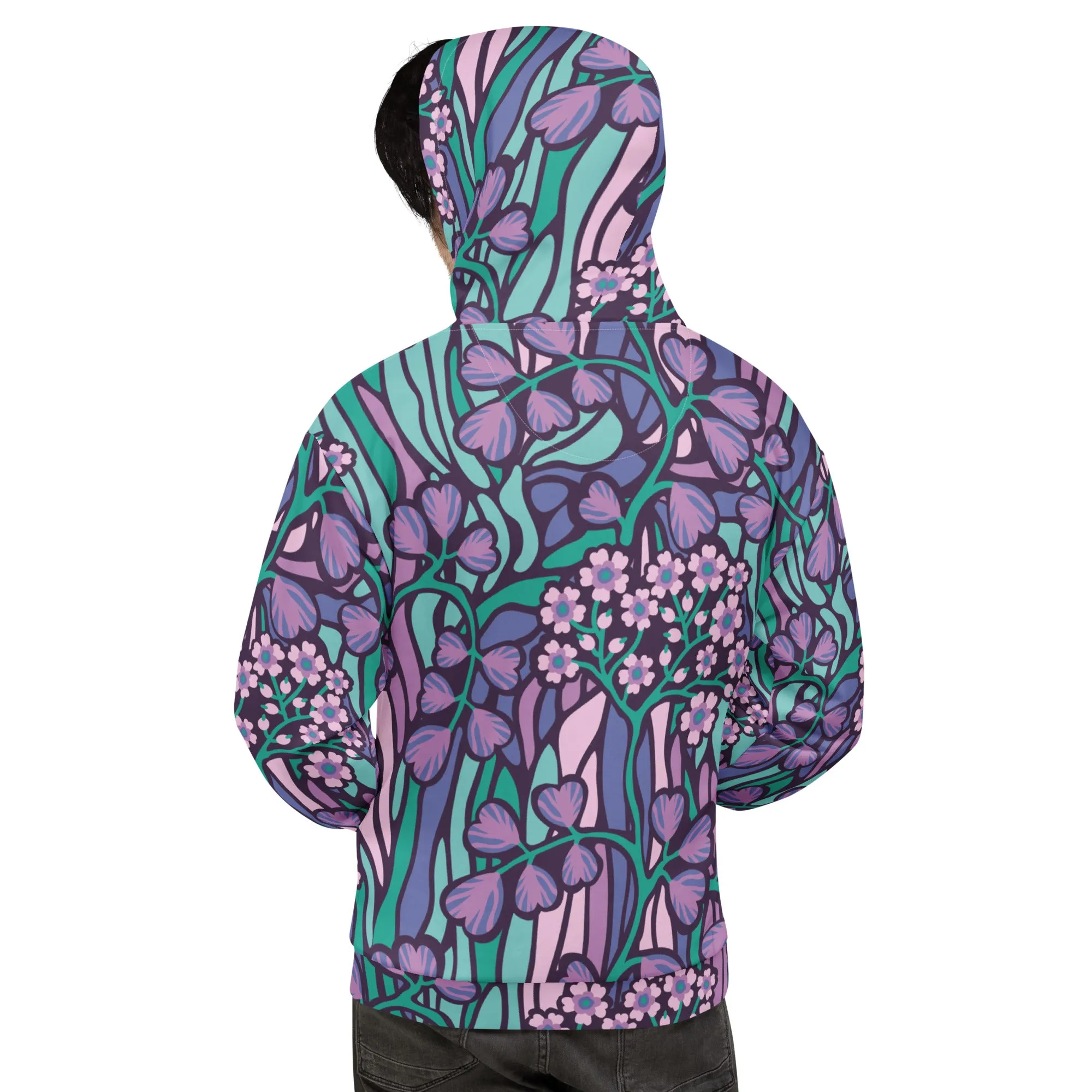 Floral Hoodie (Glamourange Spring Best Hoodies Collection - Flower Hoodies Print 0015)