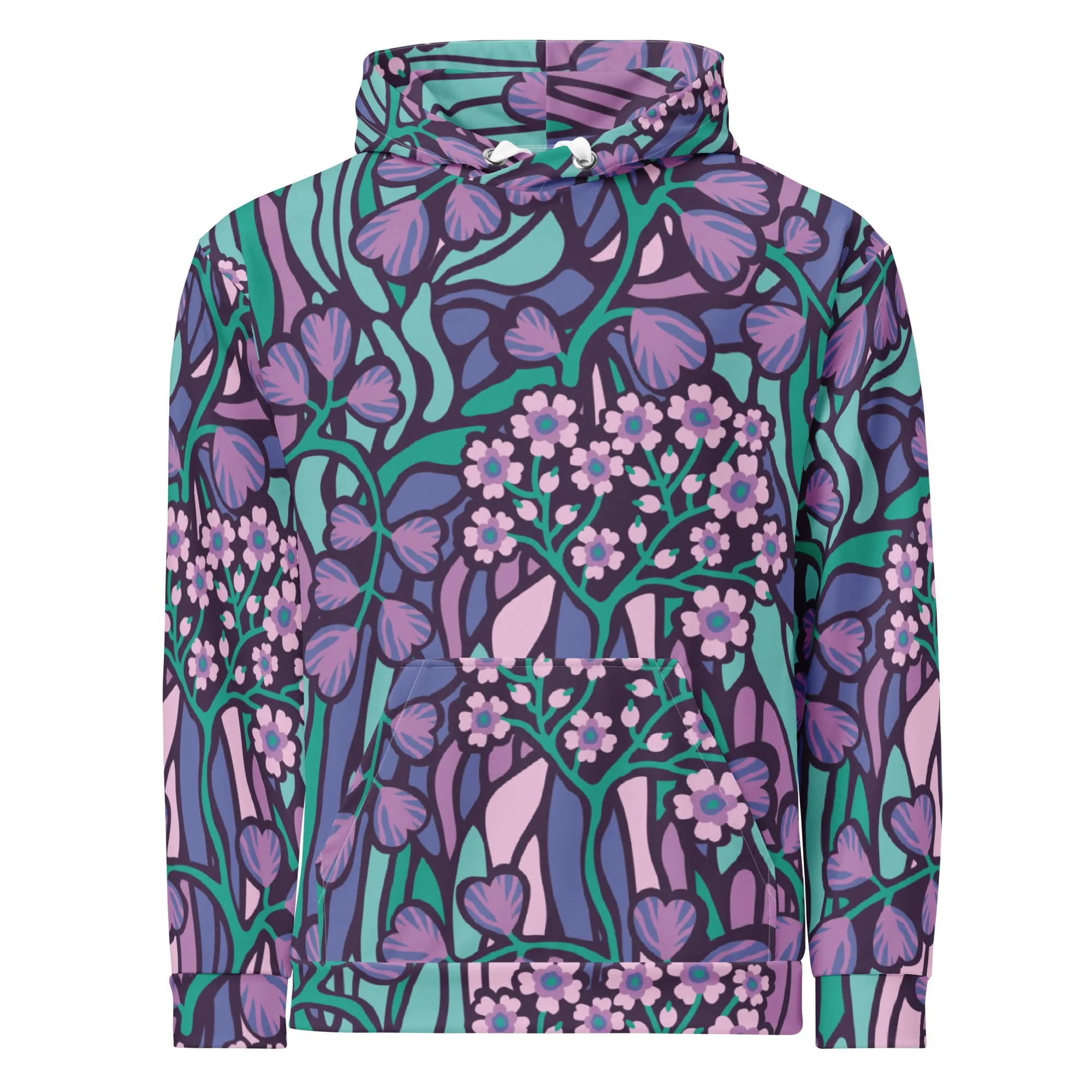 Floral Hoodie (Glamourange Spring Best Hoodies Collection - Flower Hoodies Print 0015)